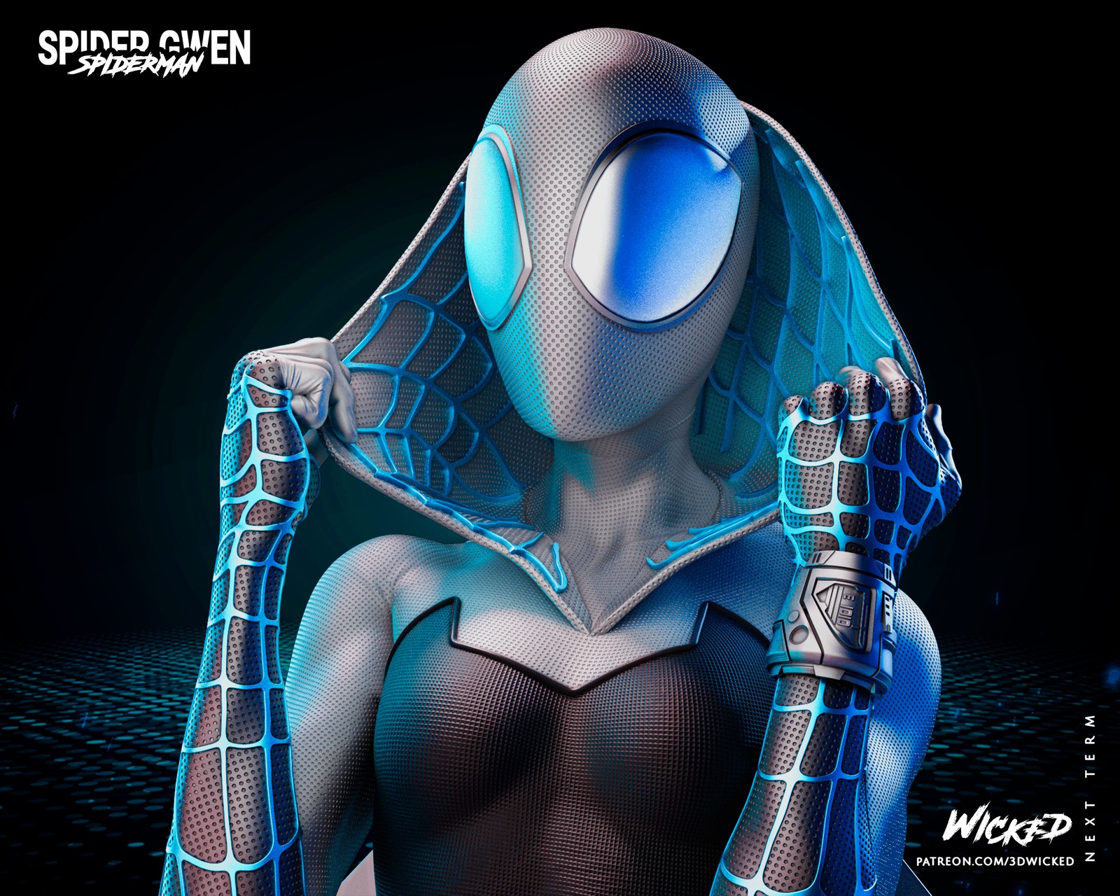 Marvel Spider Gwen Bust - Image 4