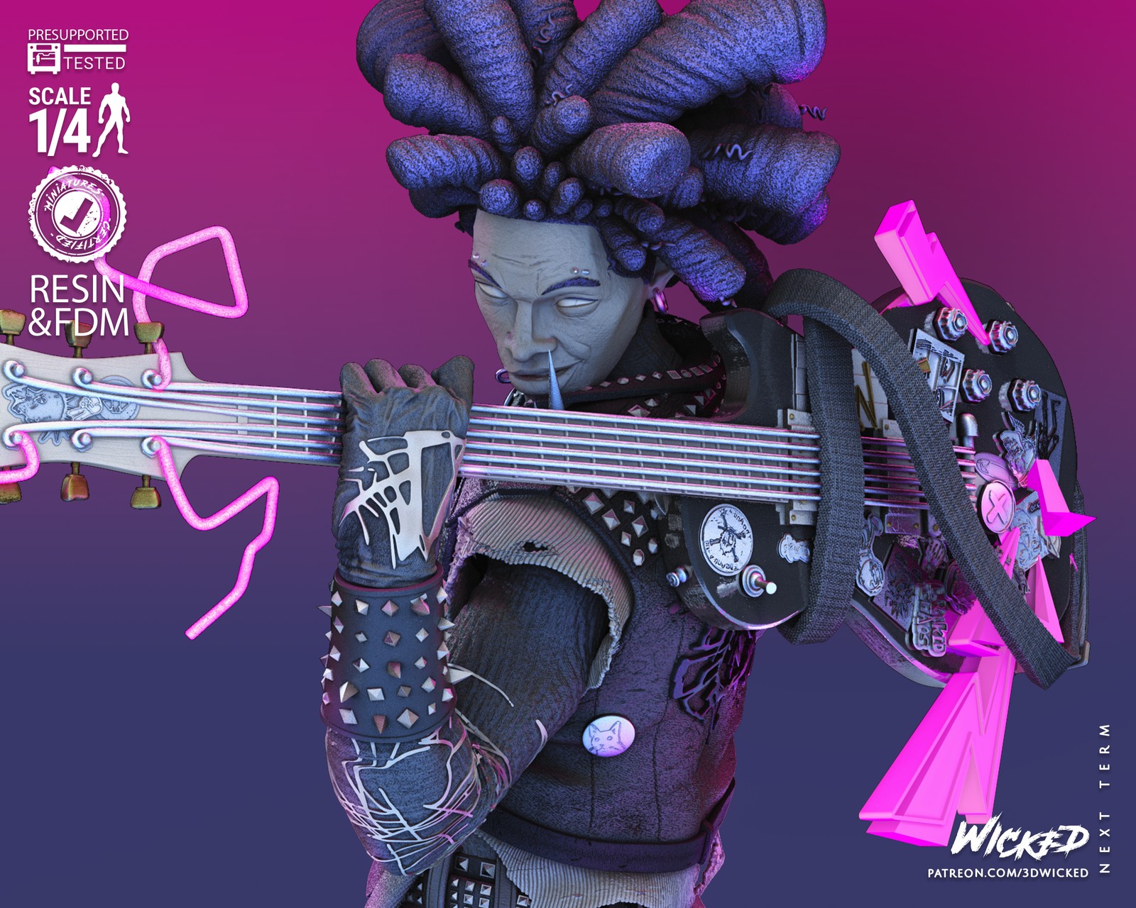 Marvel Spider Punk Bust - Image 2