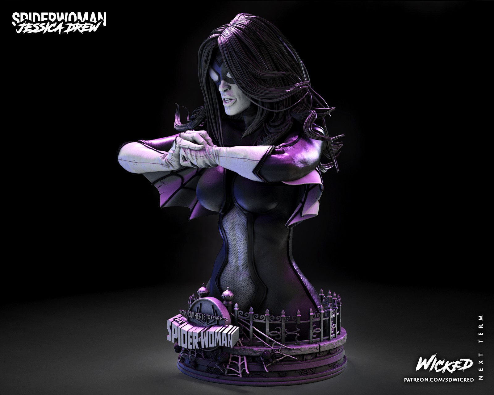 Marvel Spider Woman Bust - Image 5