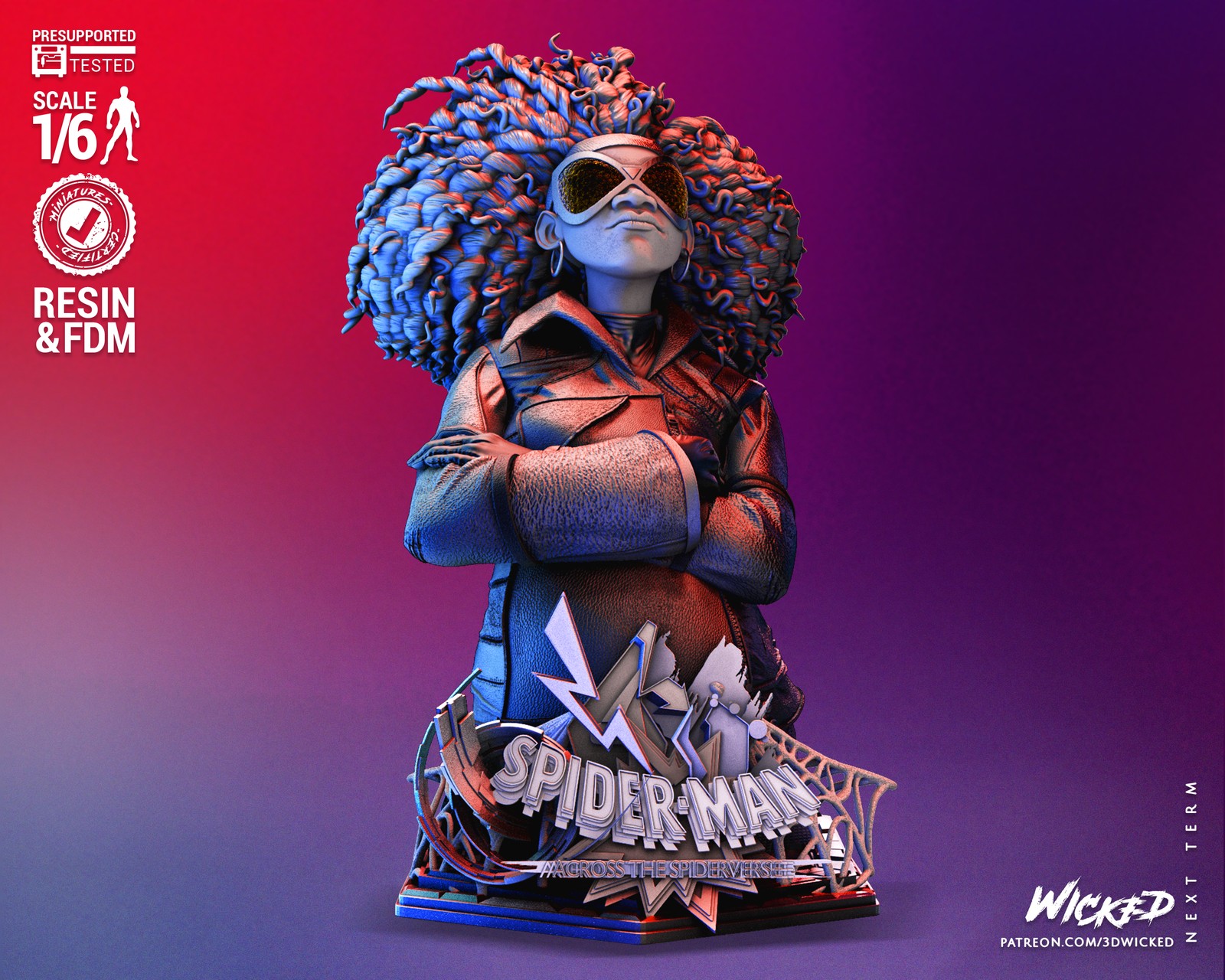 Marvel Spider Woman Spider Verse Bust - Image 2