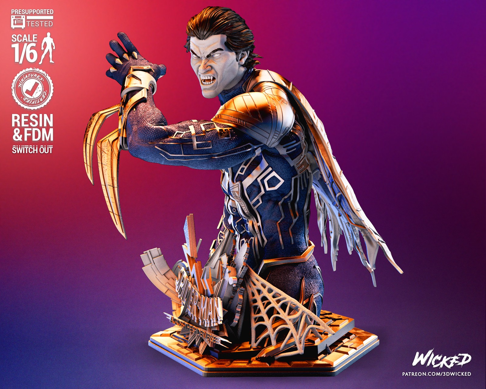 Marvel Spiderman 2099 Bust - Image 3