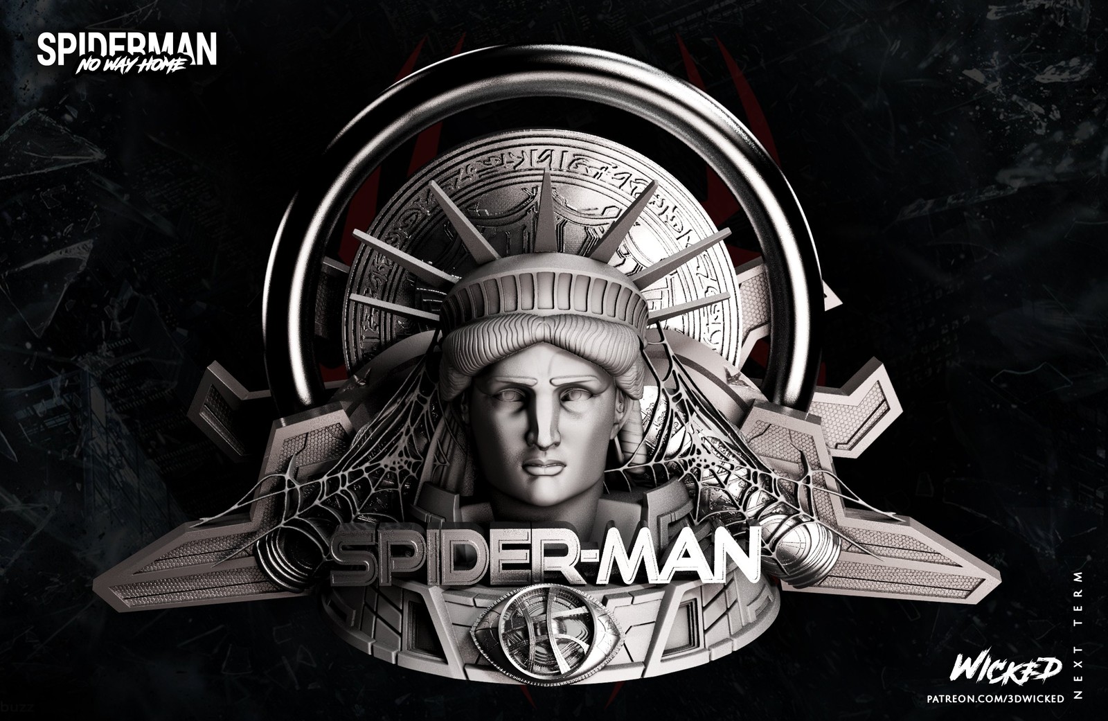 Marvel Spiderman No Way Home Dio Display