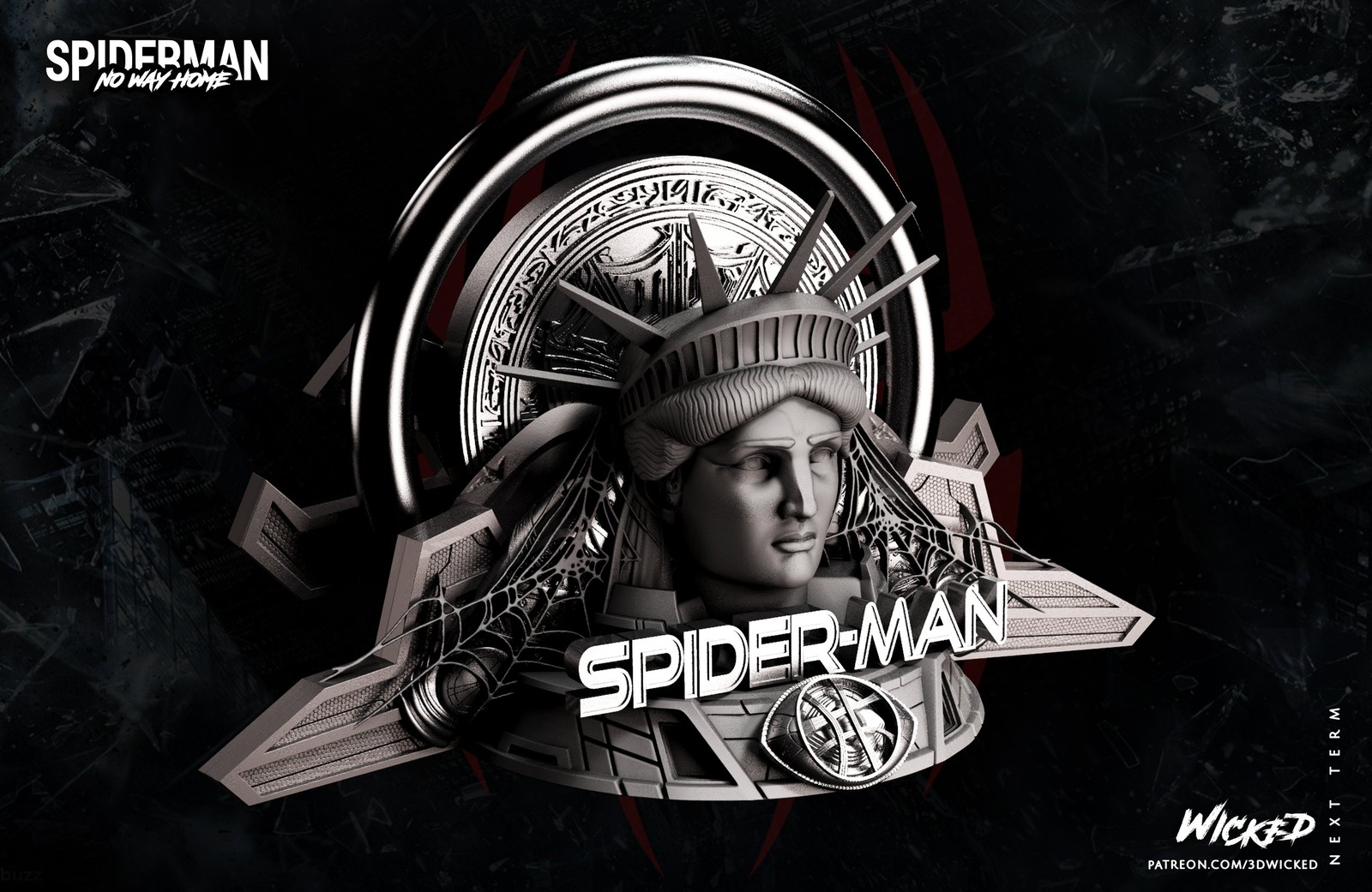 Marvel Spiderman No Way Home Dio Display - Image 3