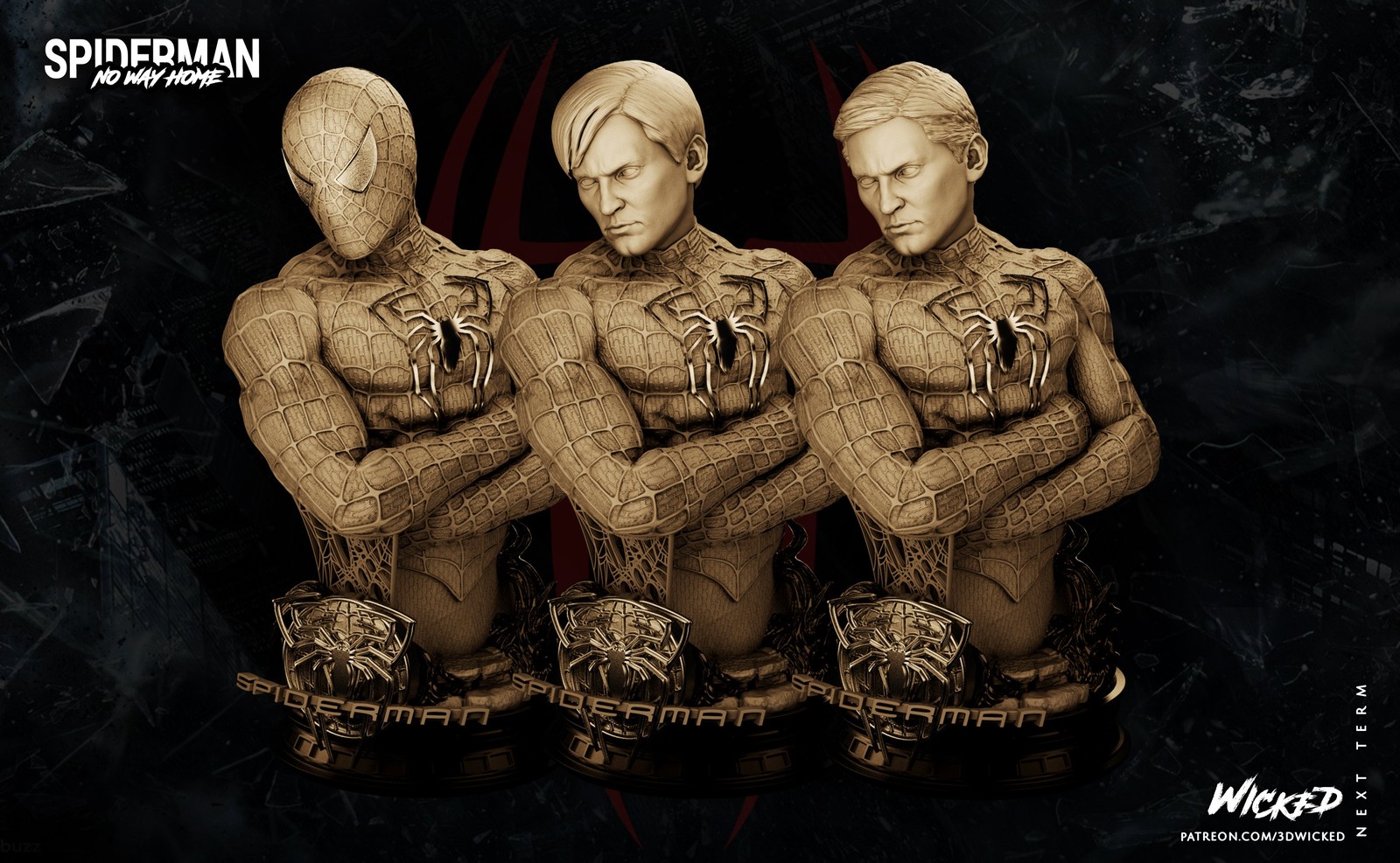 Marvel Spiderman Bust - Image 2