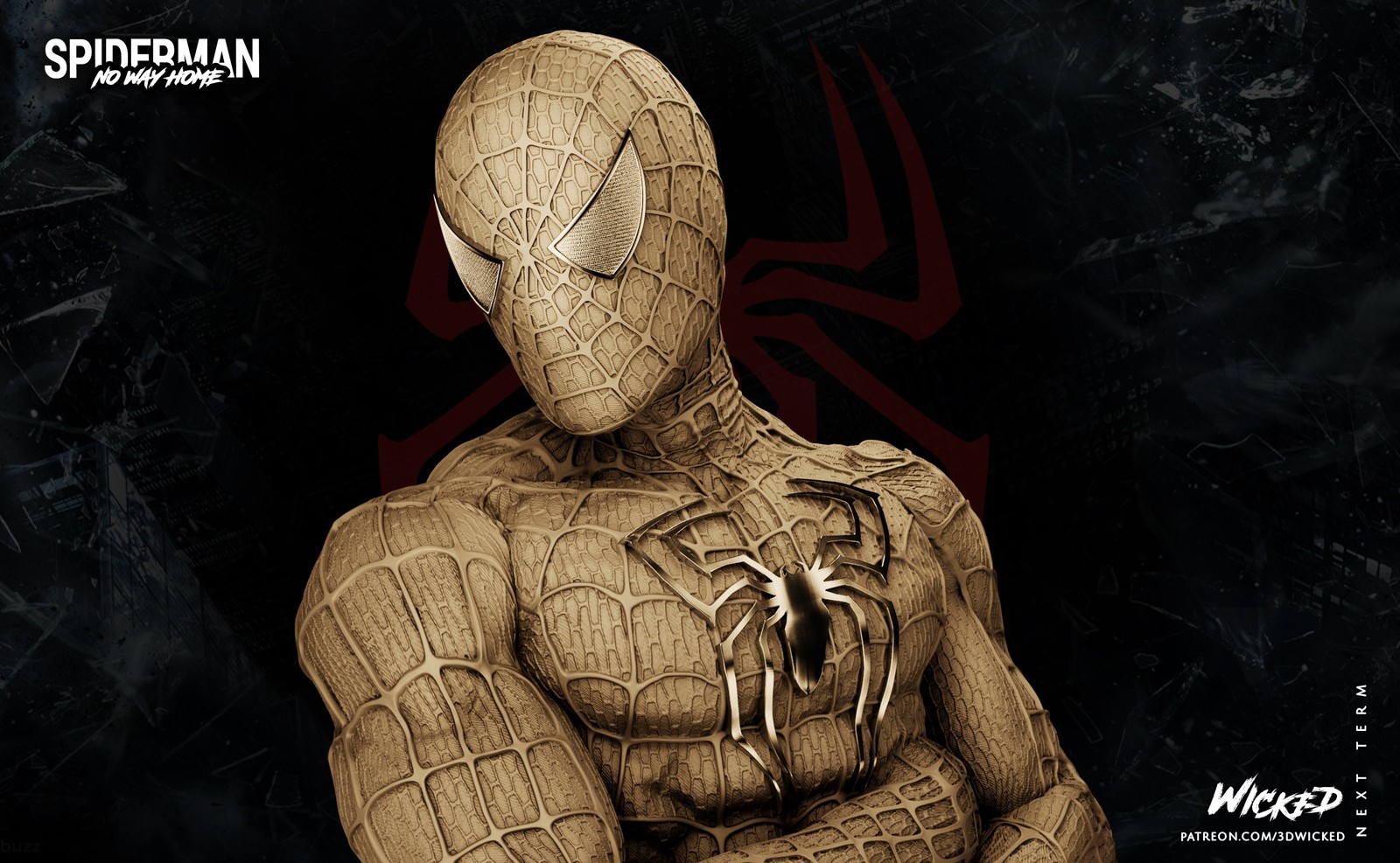 Marvel Spiderman Bust - Image 5