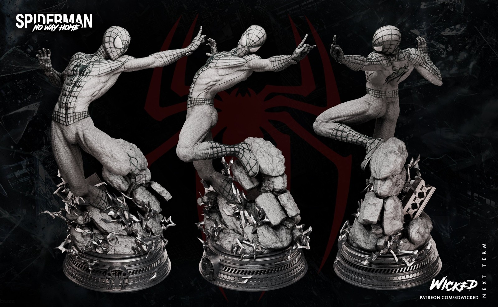 Marvel Spider-Man (Andrew Garfield) Sculpture