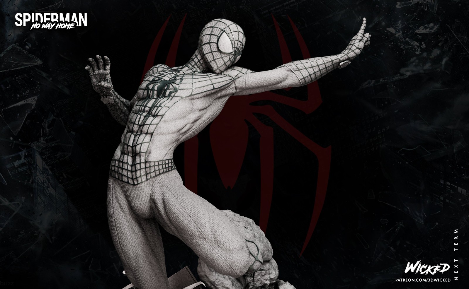 Marvel Spider-Man (Andrew Garfield) Sculpture - Image 3