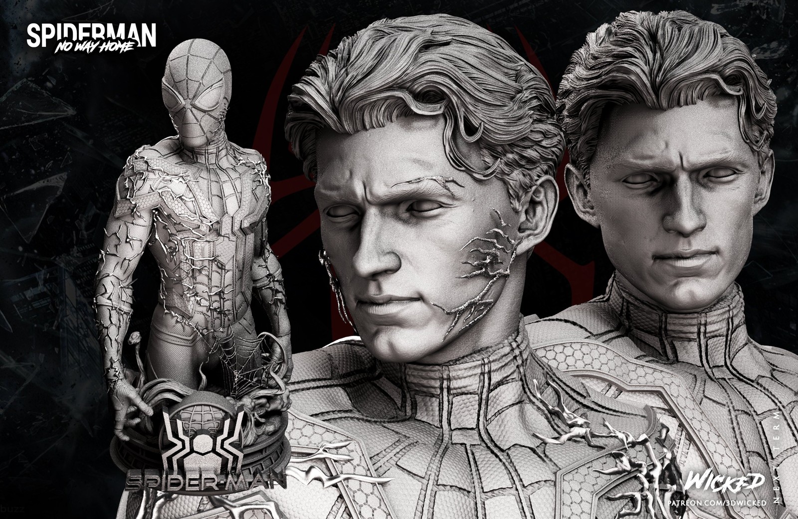 Marvel Spiderman (Tom) Bust