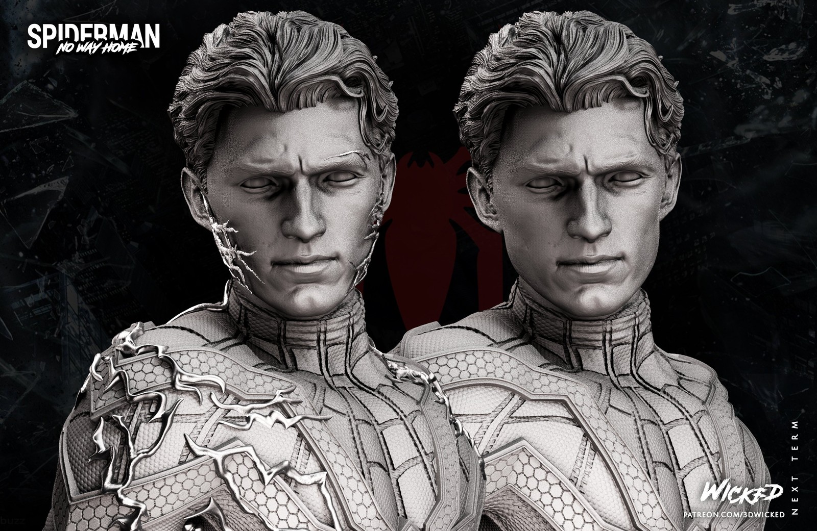Marvel Spiderman (Tom) Bust - Image 4