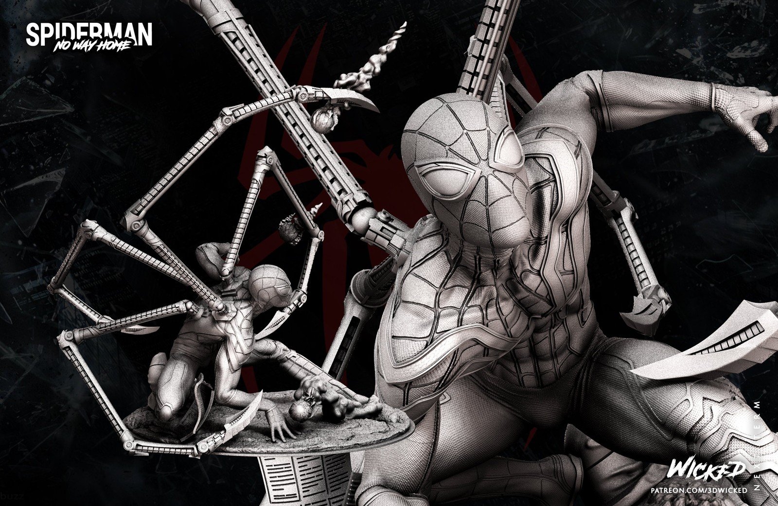 Marvel Spiderman (Tom Holland) Sculpture