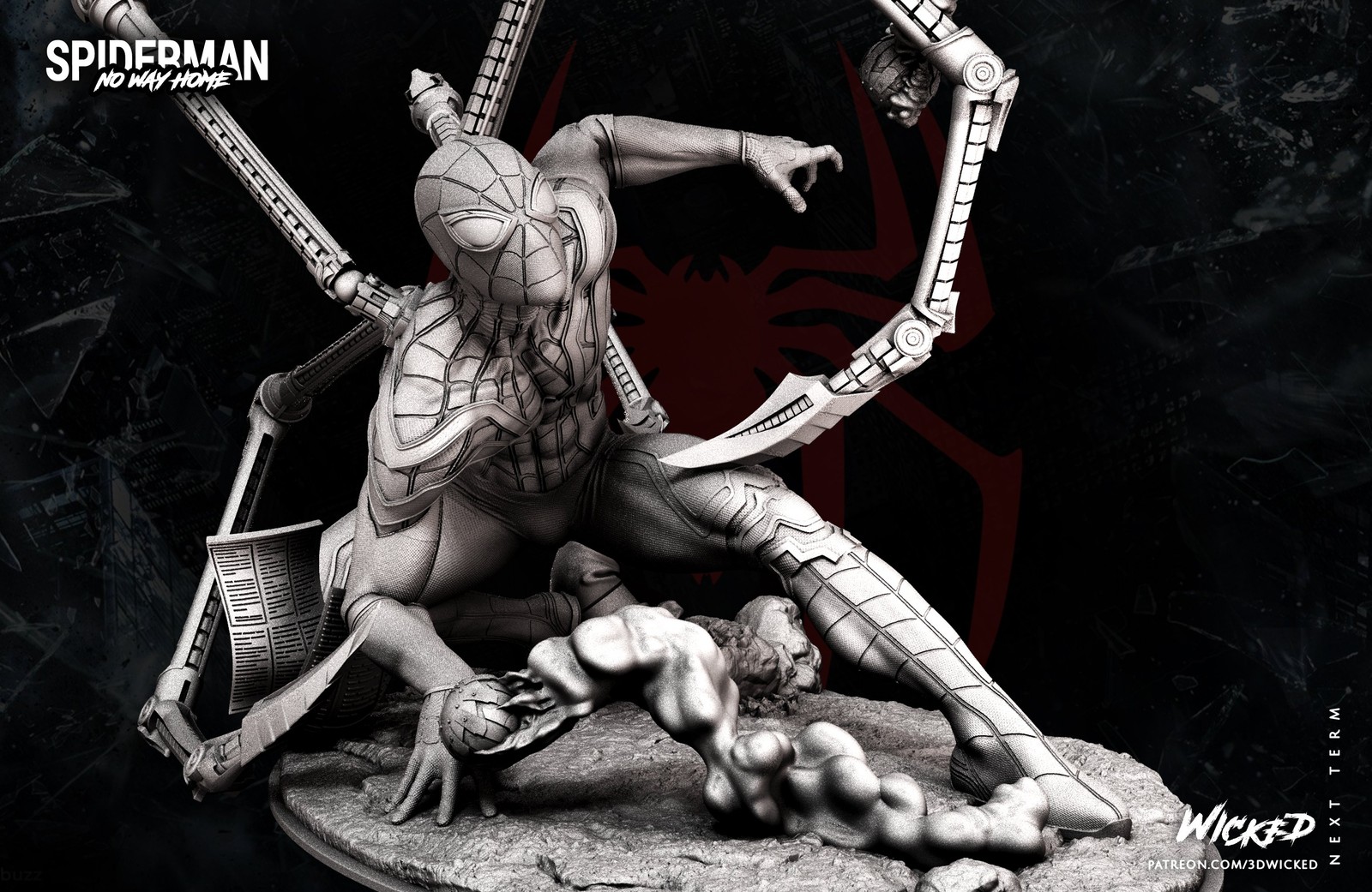 Marvel Spiderman (Tom Holland) Sculpture - Image 4