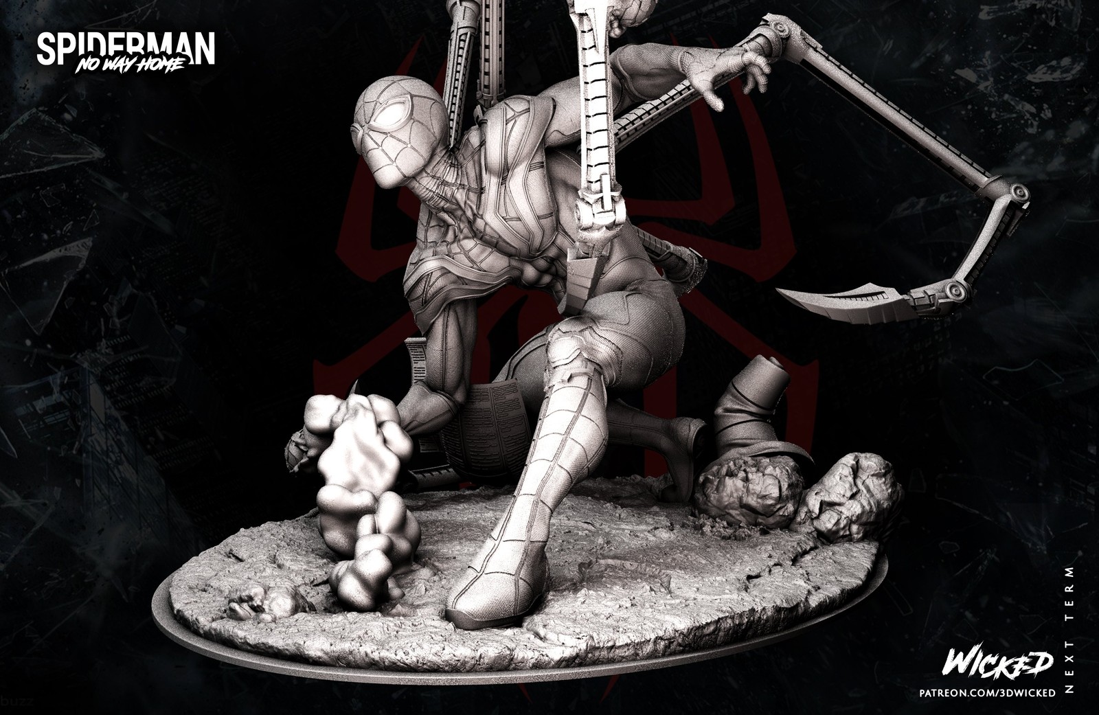 Marvel Spiderman (Tom Holland) Sculpture - Image 5