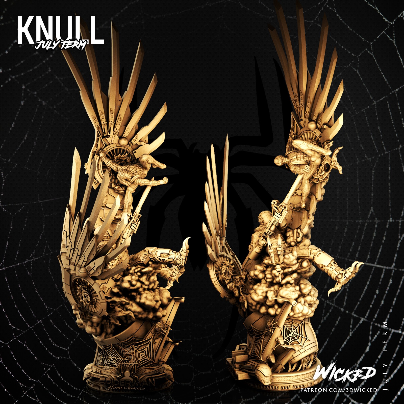 Marvel Spider man vs Vulture Diorama - Image 2