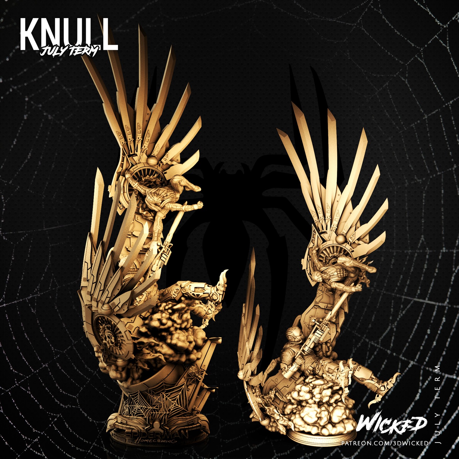 Marvel Spider man vs Vulture Diorama - Image 3