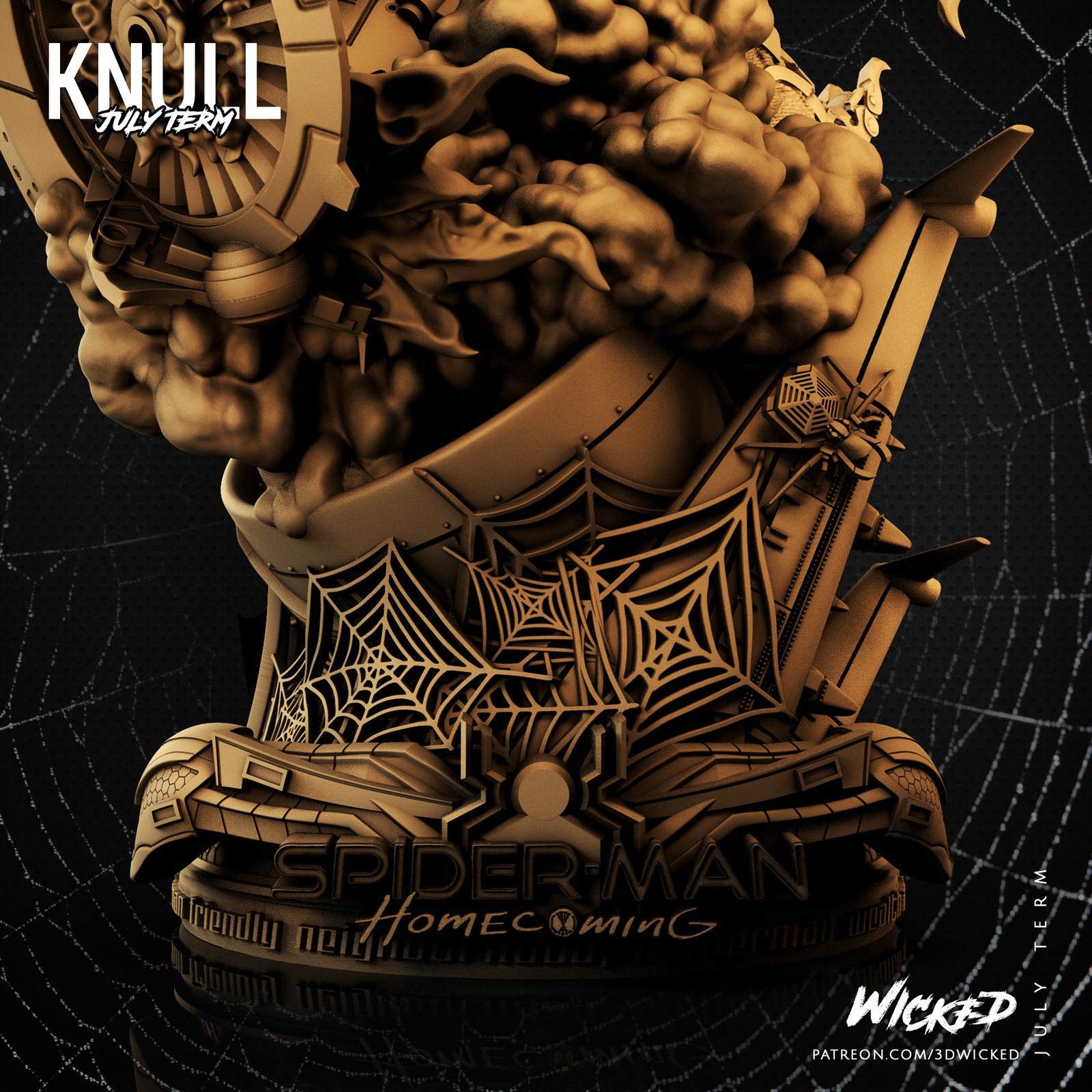 Marvel Spider man vs Vulture Diorama - Image 4