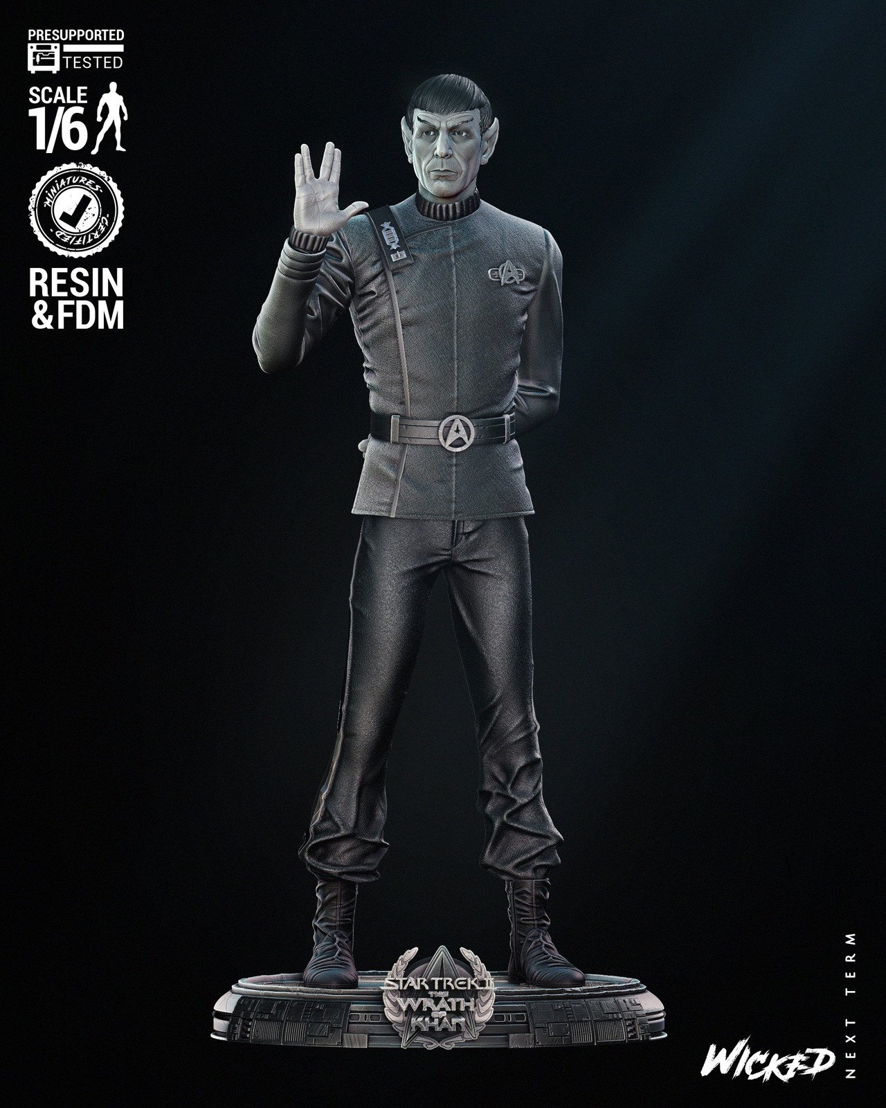 Spock Sculpture