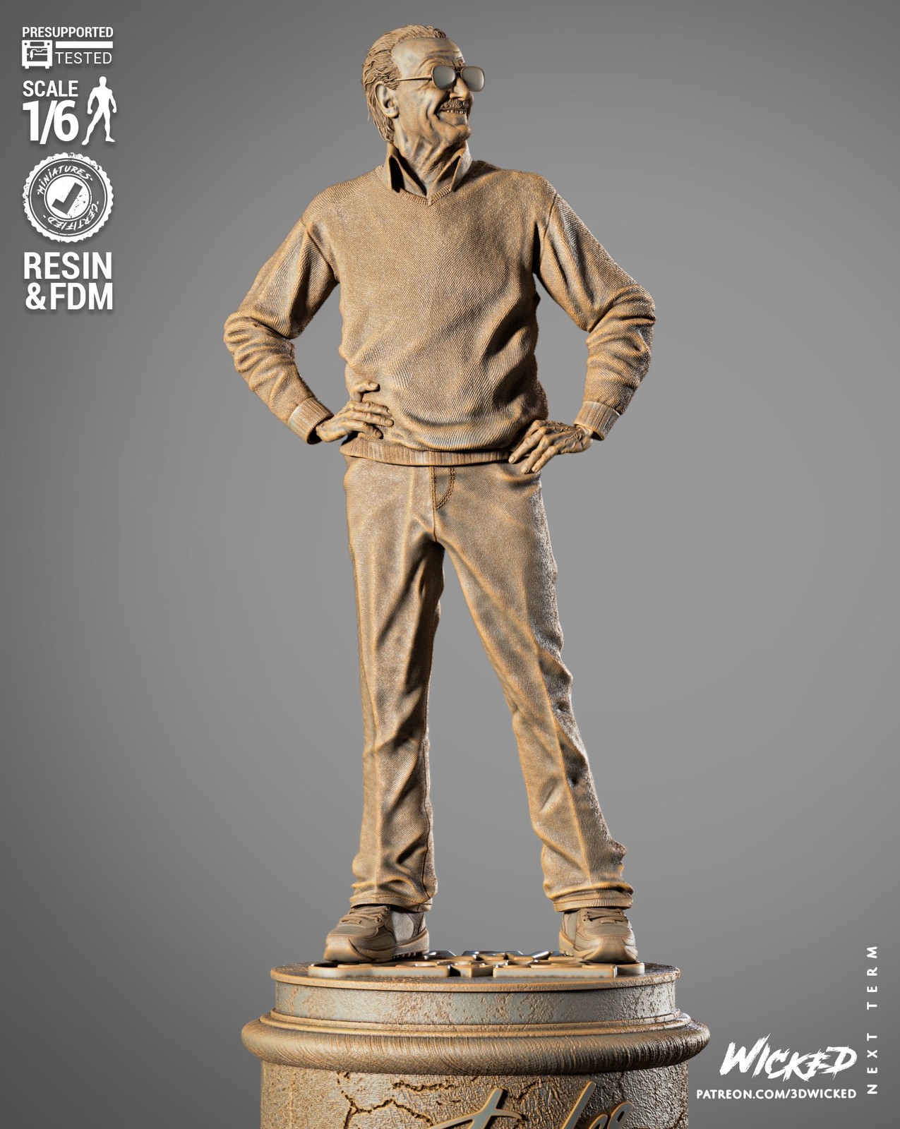 Marvel Stan Lee Sculpture - Image 4