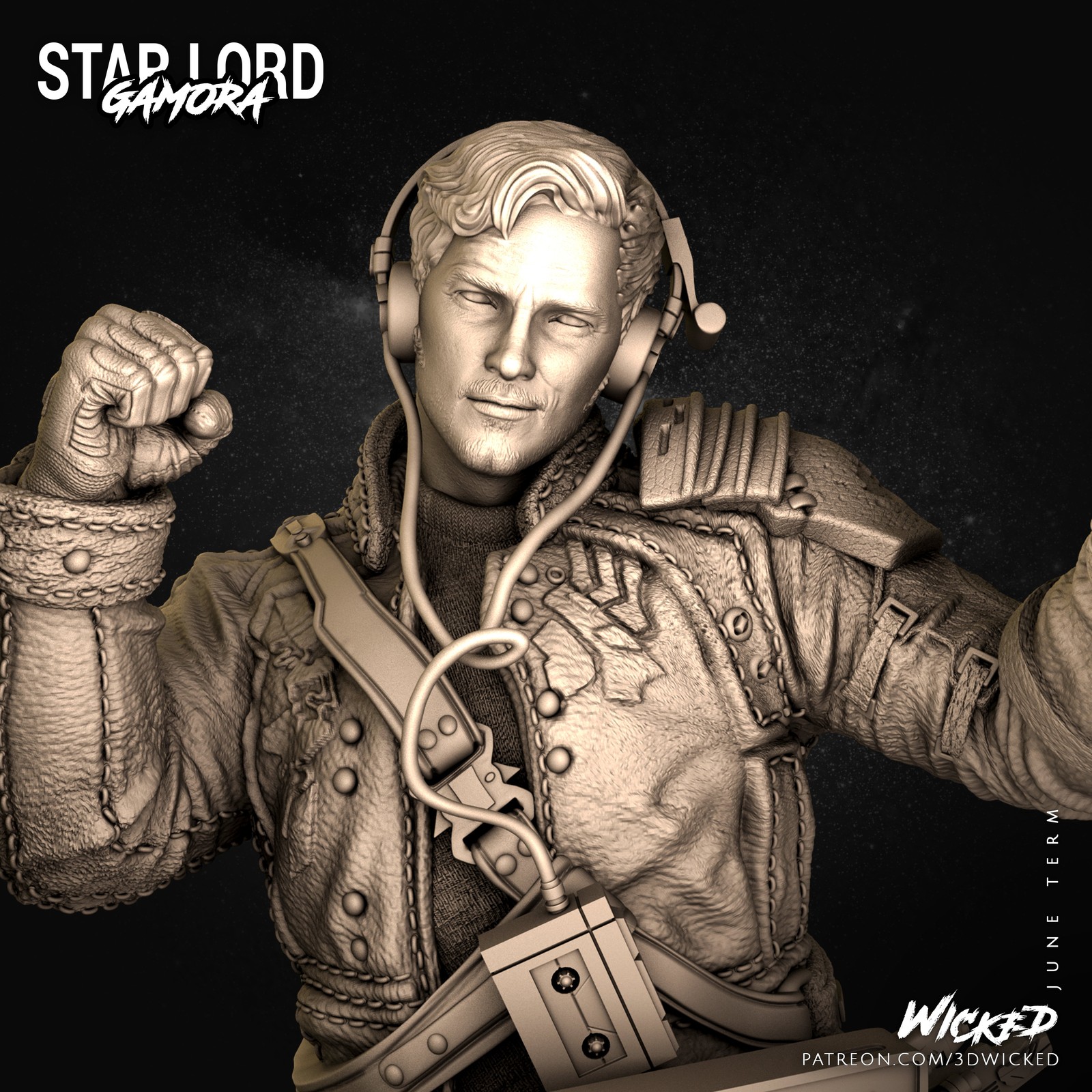 Marvel Star-Lord Bust - Image 5