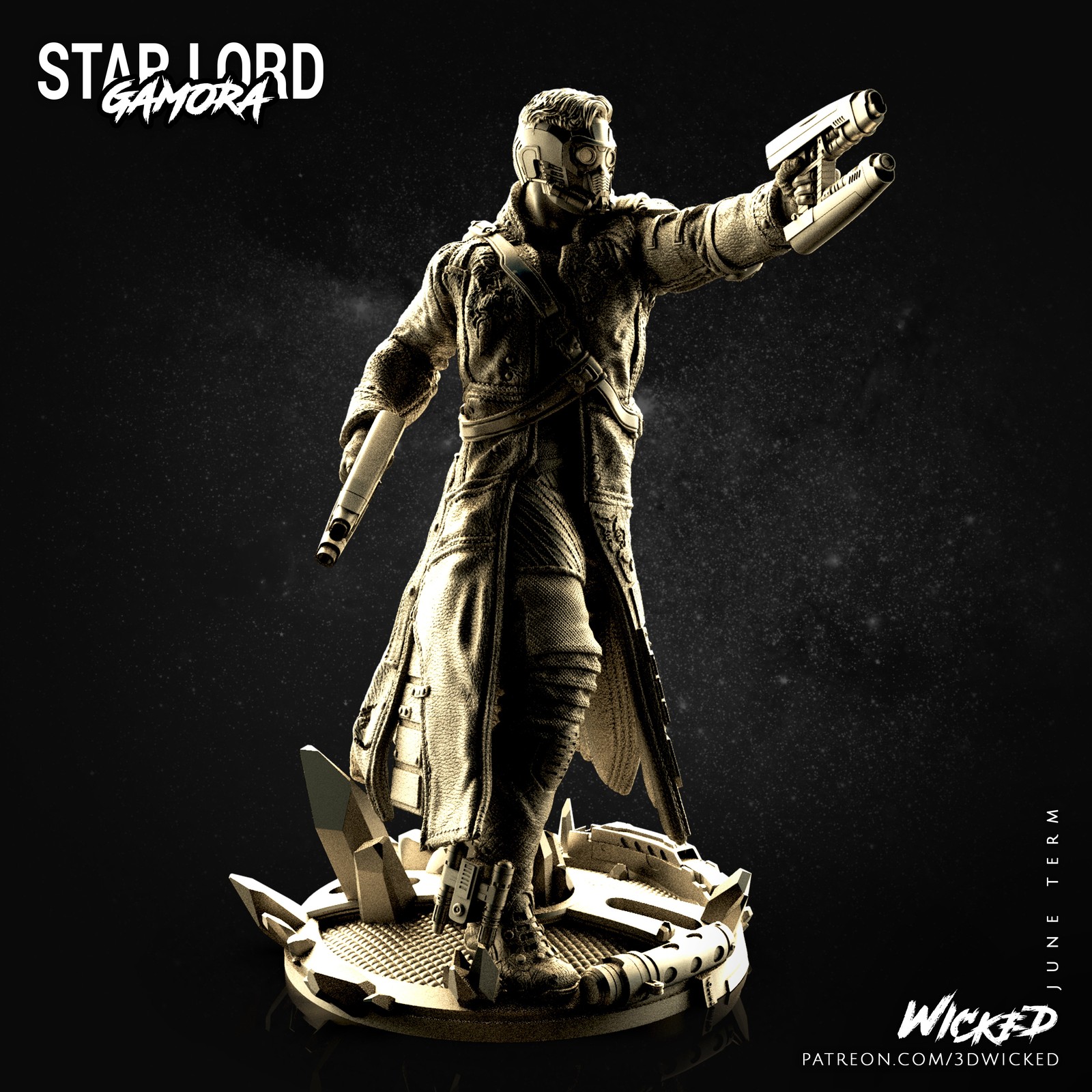 Marvel Star Lord Sculpture - Image 2