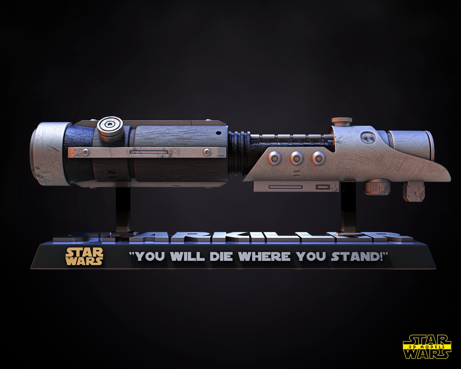 Starkiller Lightsaber Sculpture - Image 5