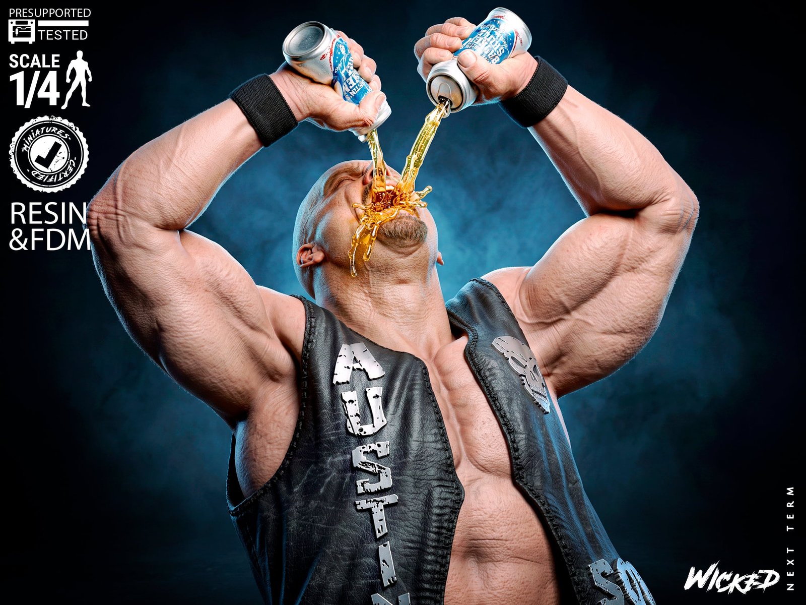 Stone Cold Steve Austin Attitude Era - Bust (WWE) - Image 5