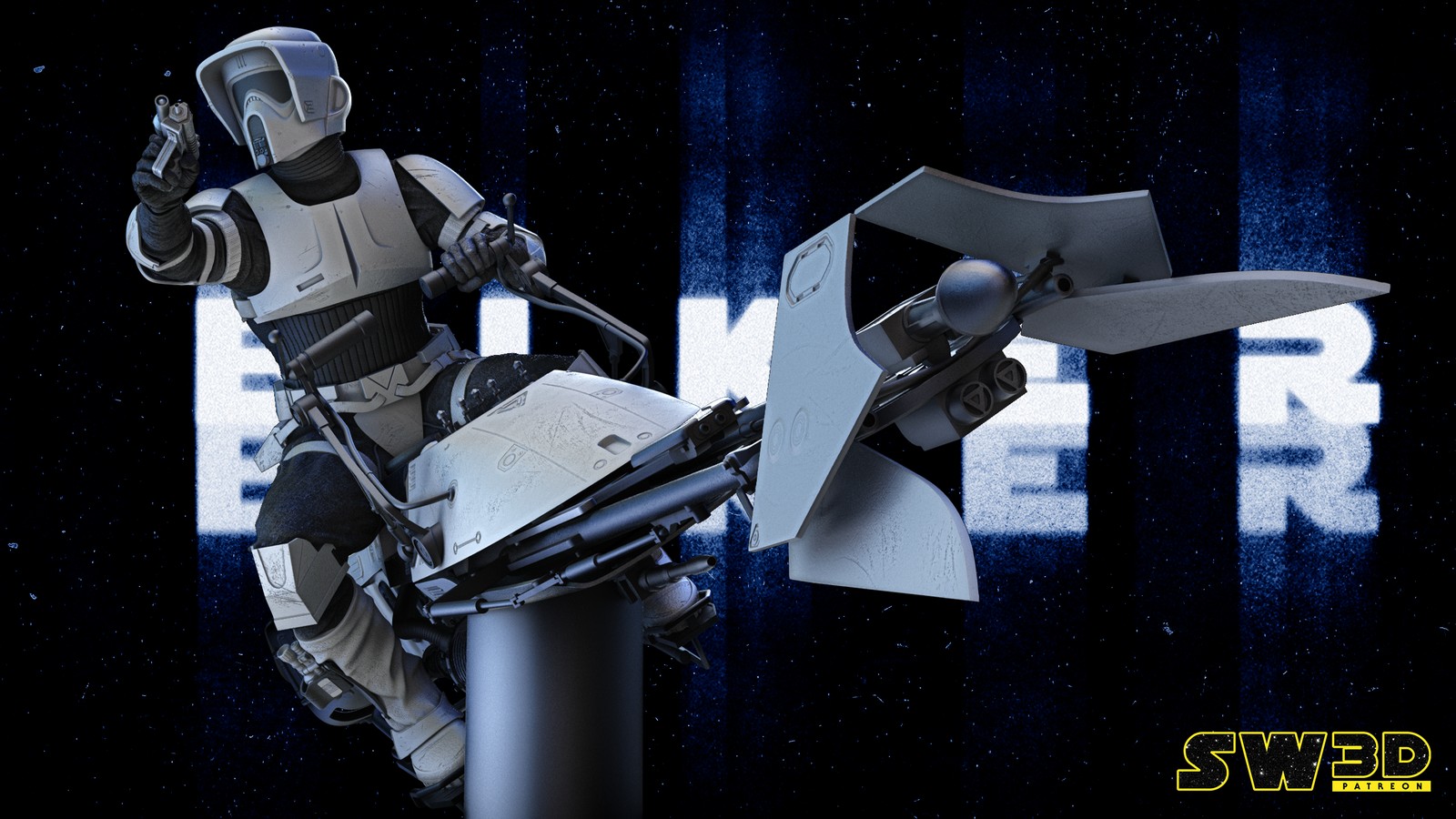 Stormtrooper Explorer Sculpture