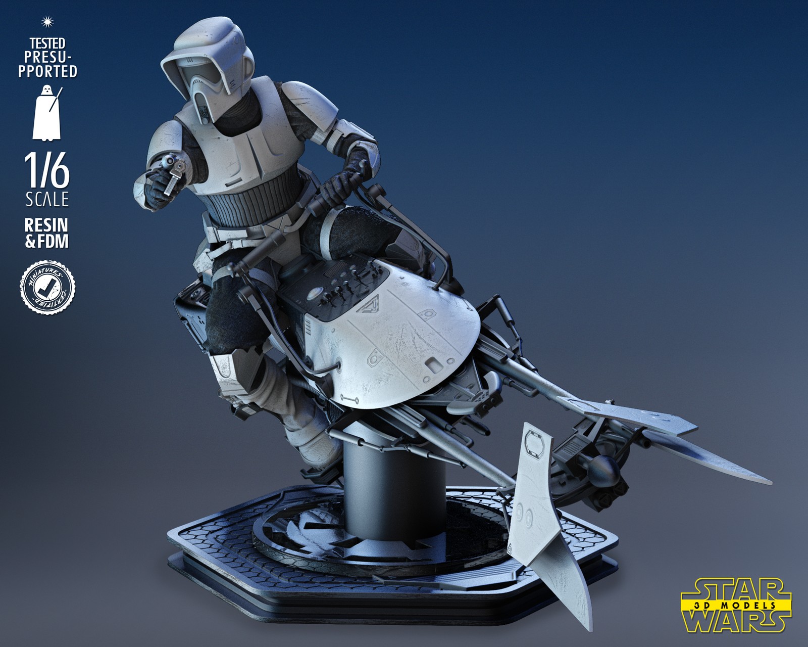 Stormtrooper Explorer Sculpture - Image 3