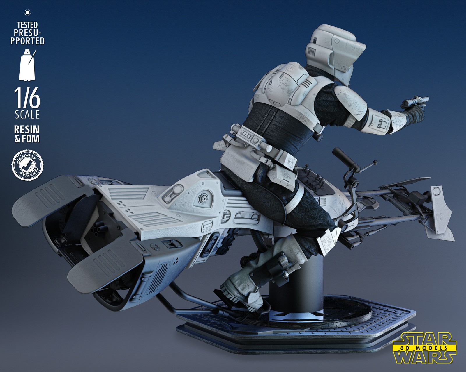 Stormtrooper Explorer Sculpture - Image 4