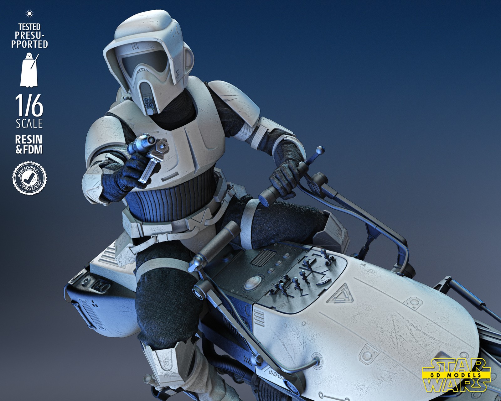Stormtrooper Explorer Sculpture - Image 5
