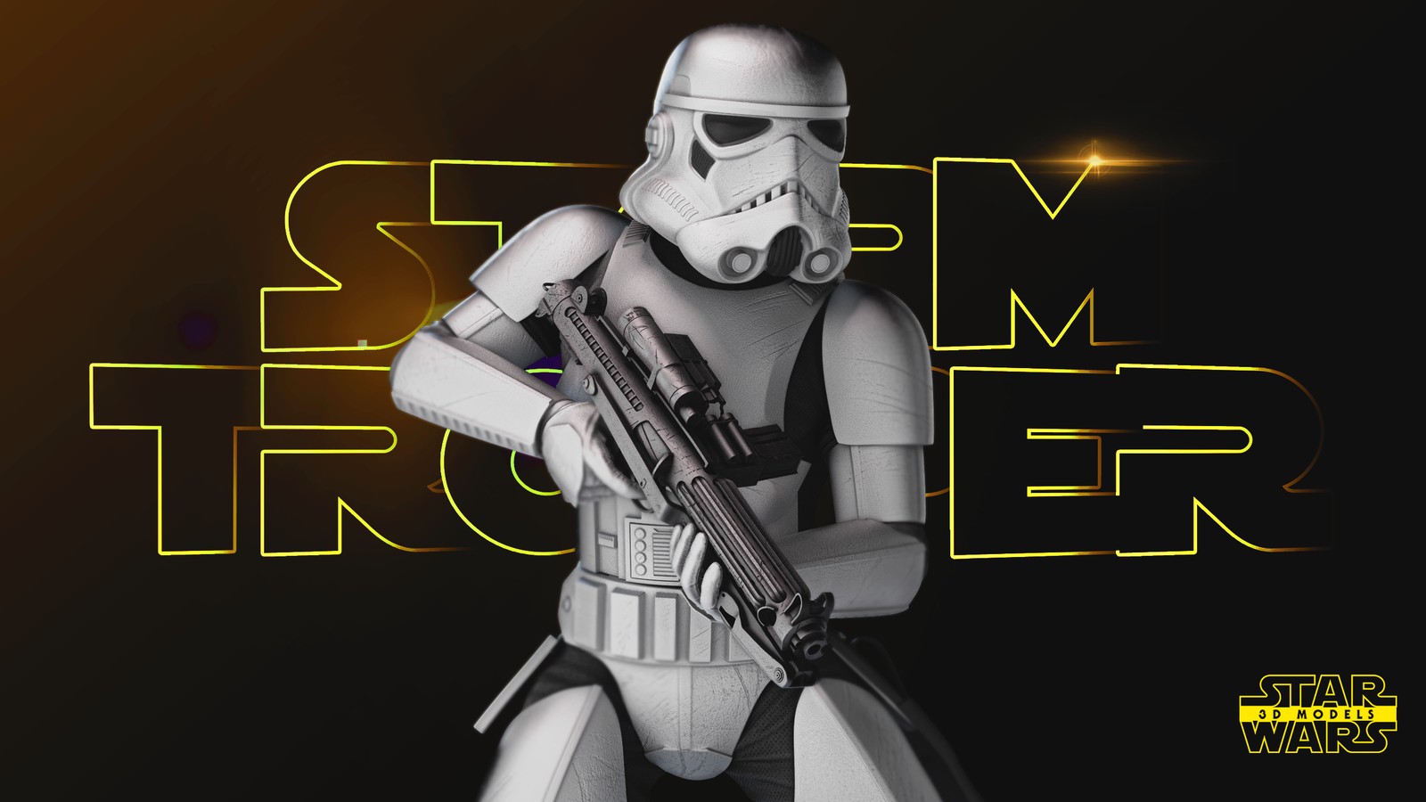 Stormtrooper Sculpture