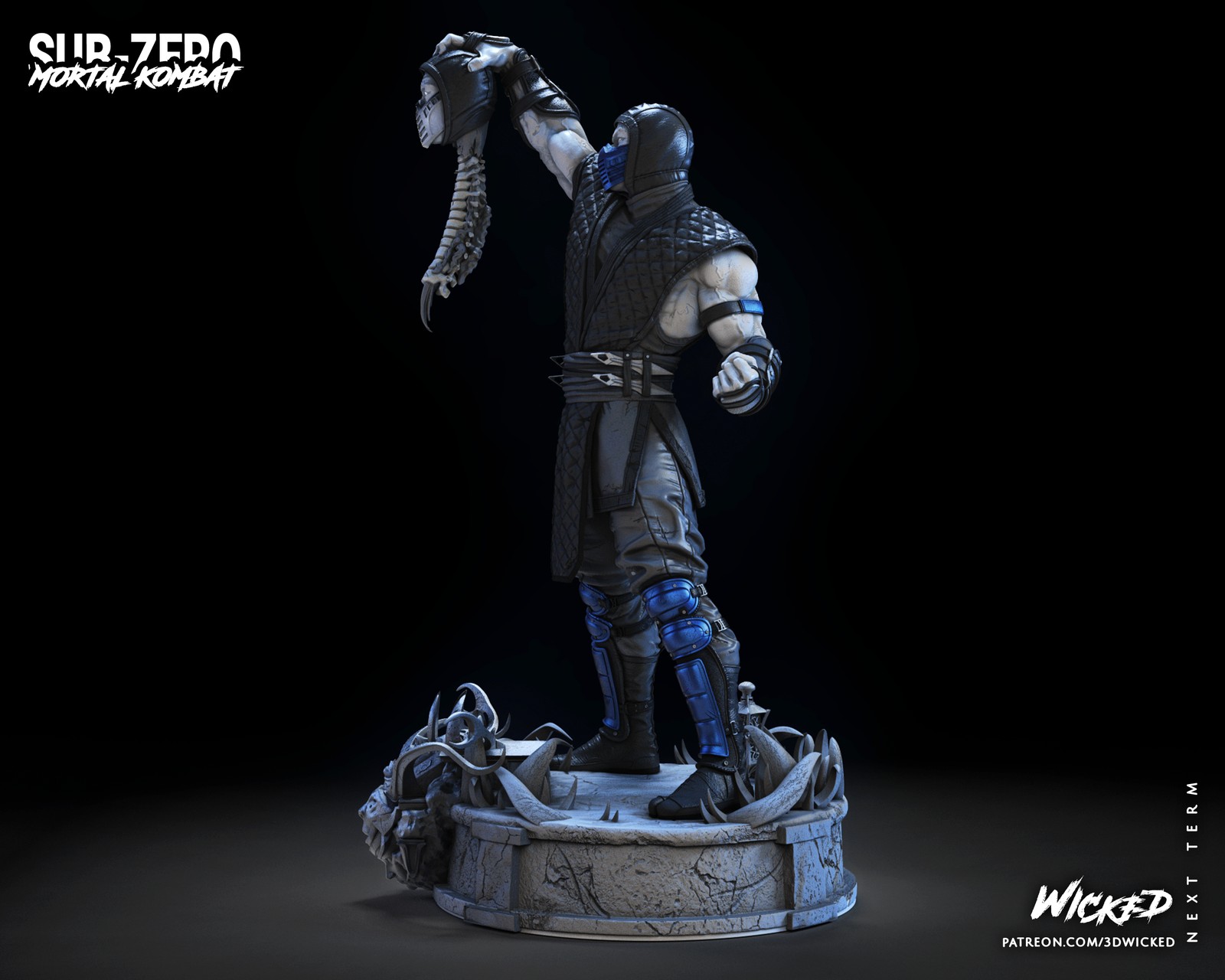 Video Game Sub Zero Sculpture - Image 5
