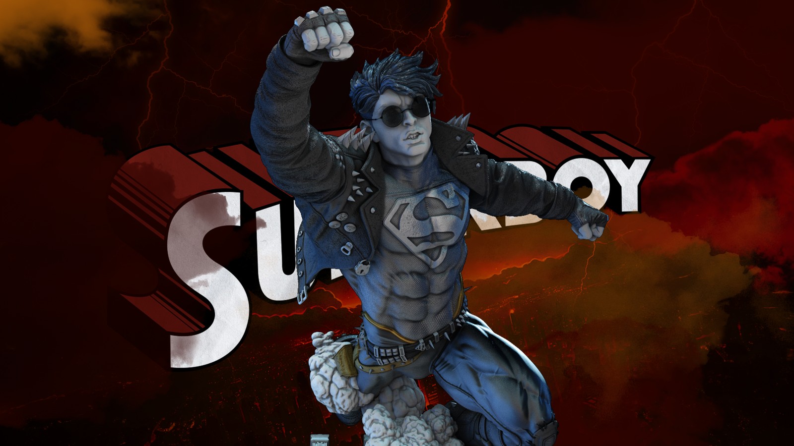 Super Boy Sculpture 1/6