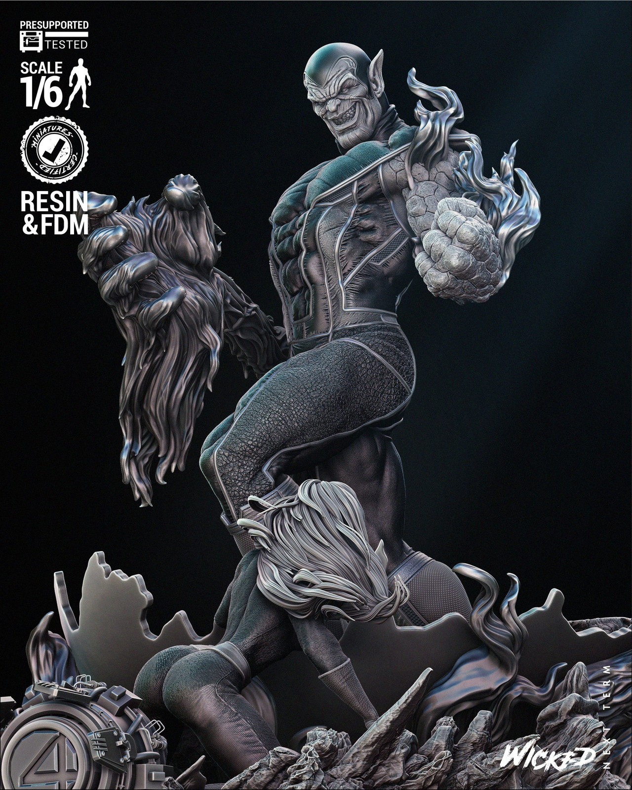 Marvel Super Skrull Diorama - Image 2