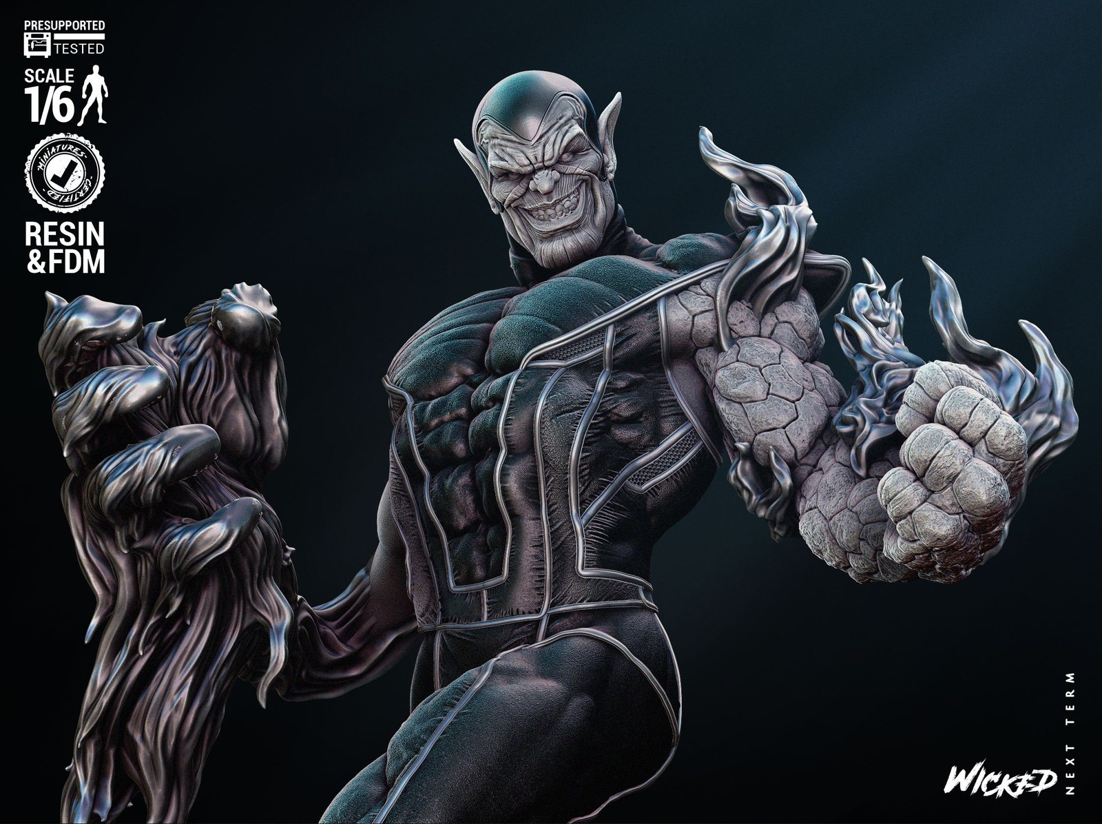 Marvel Super Skrull Diorama - Image 3
