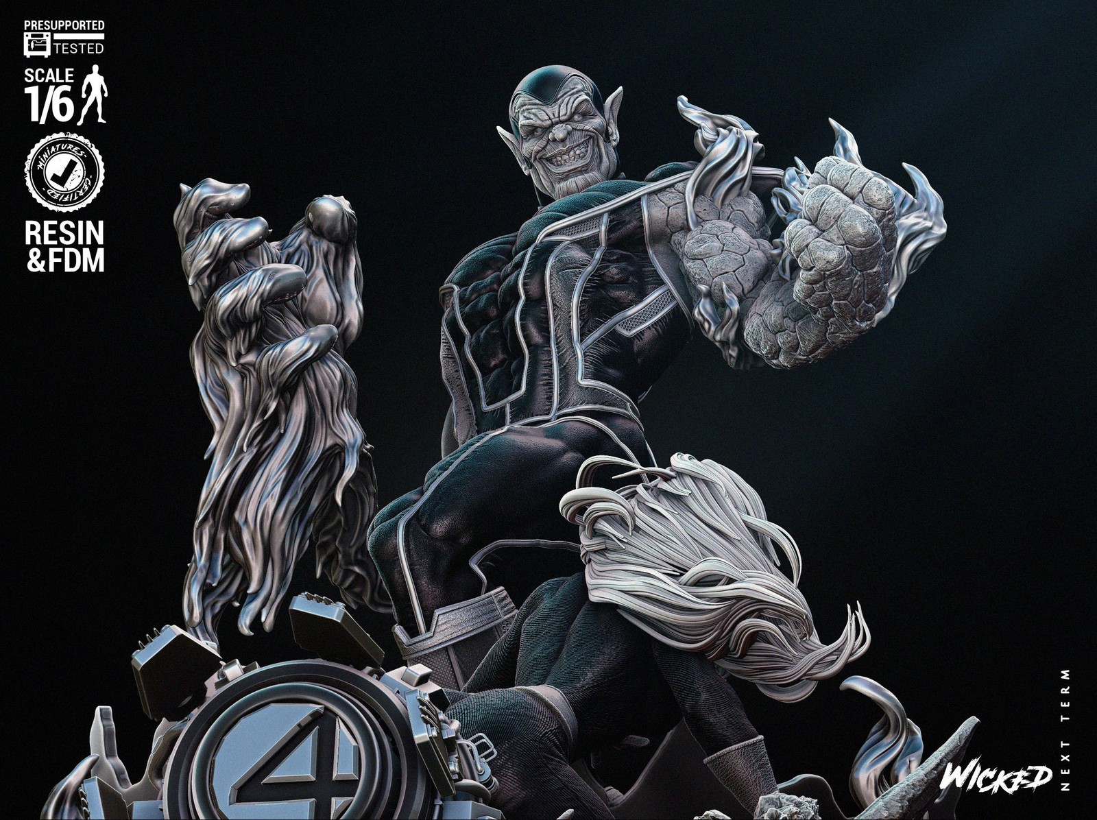 Marvel Super Skrull Diorama - Image 4