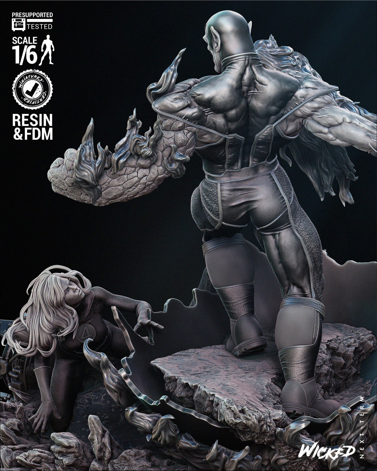 Marvel Super Skrull Diorama - Image 5