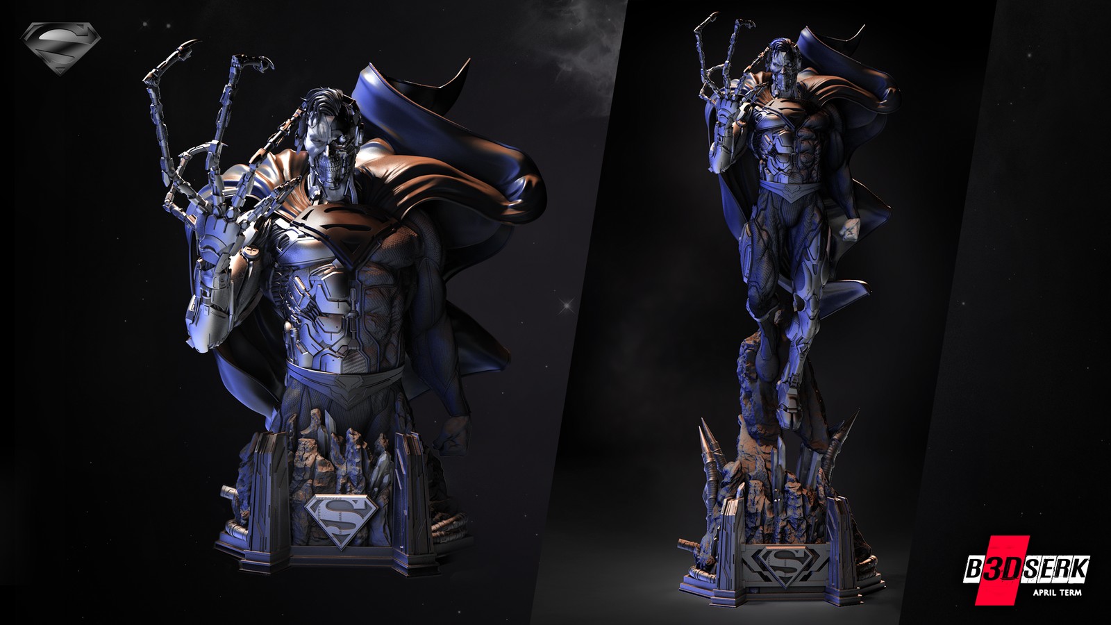 Superman Cyborg Bust 1/4 Scale