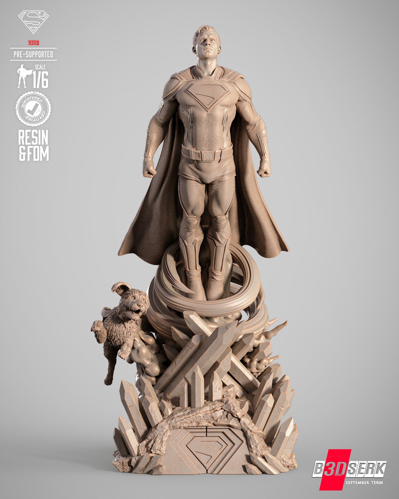 Superman James Gunn Sculpture