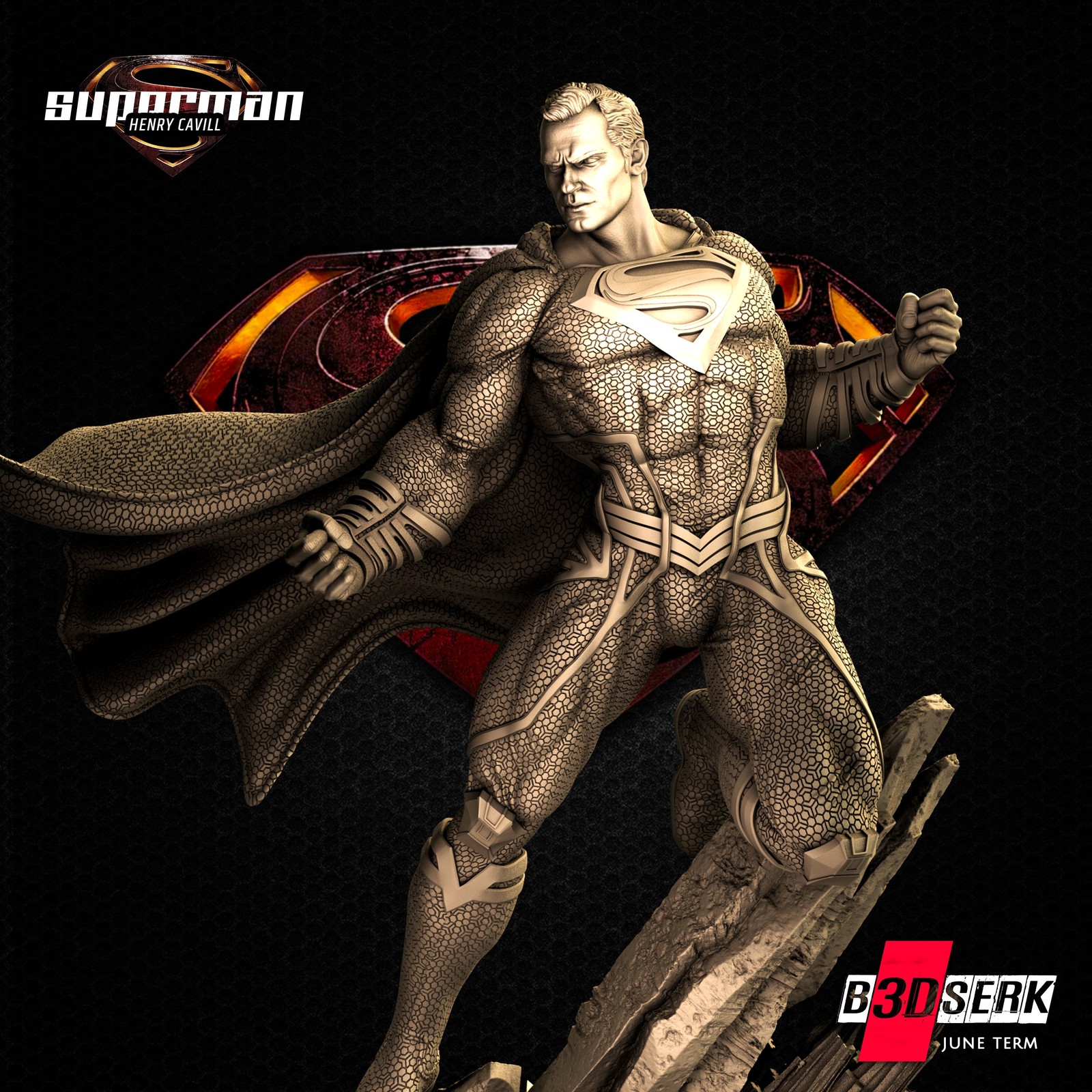 Superman Sculpture 1/6 - Image 5