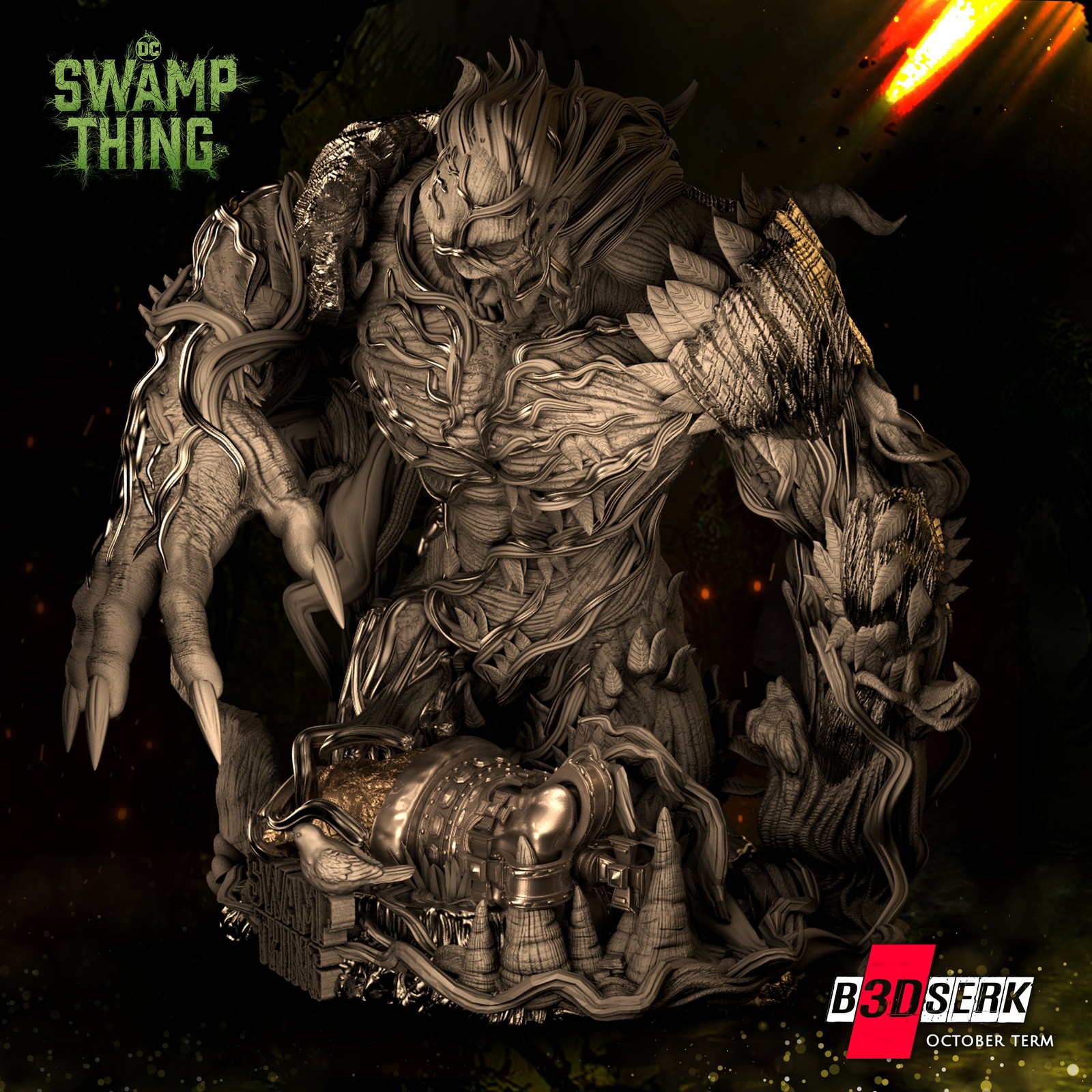 Swamp Thing Bust 1/4 - Image 3