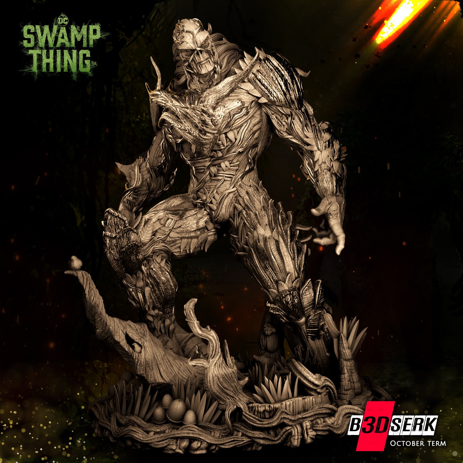 Swamp Thing Sculpture 1/6