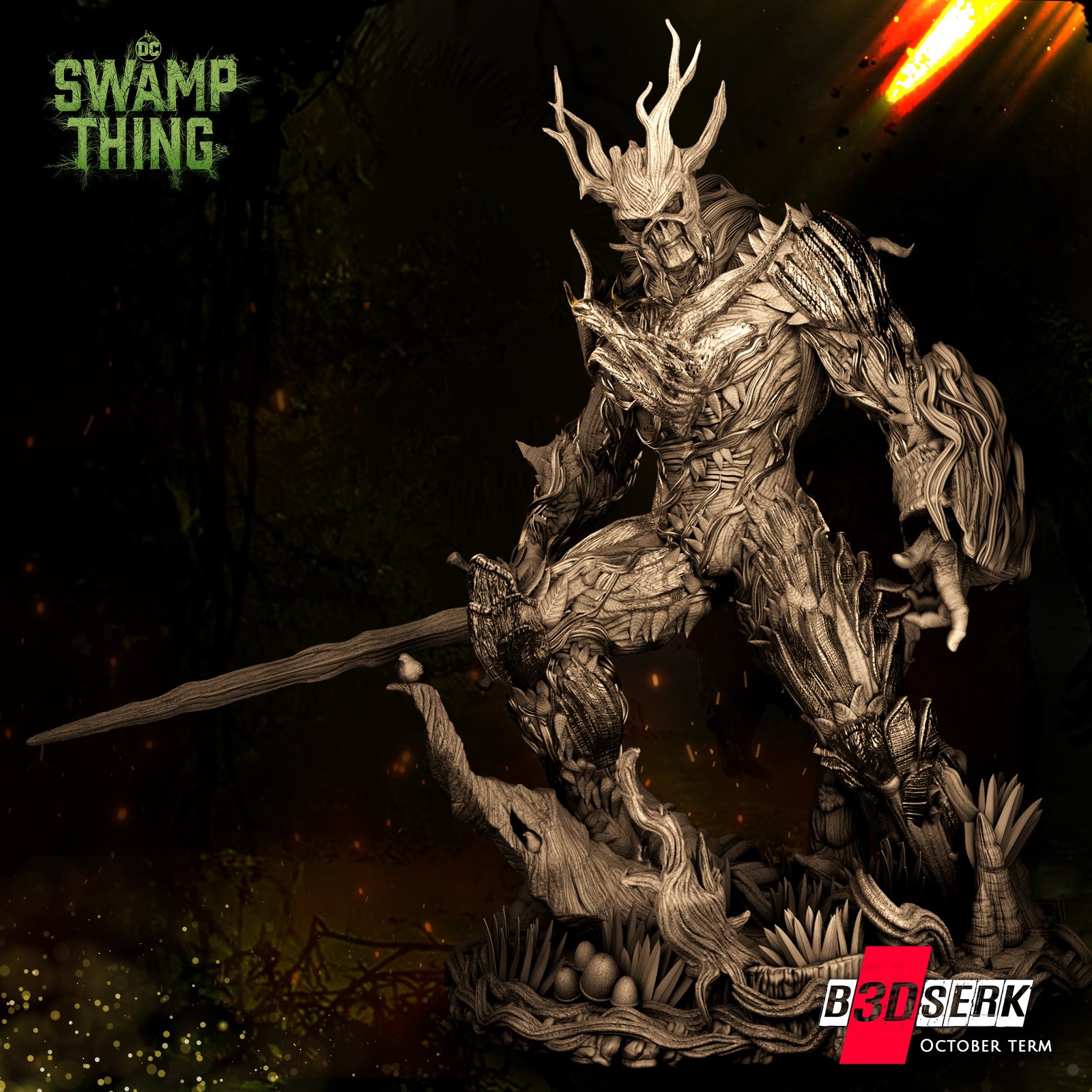 Swamp Thing Sculpture 1/6 - Image 2