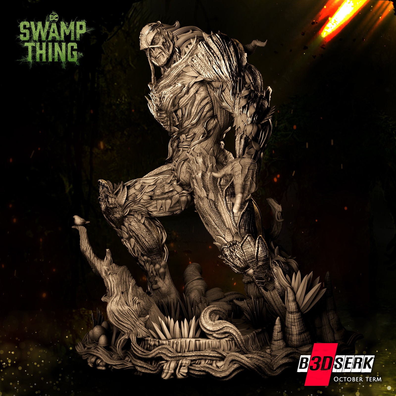 Swamp Thing Sculpture 1/6 - Image 4