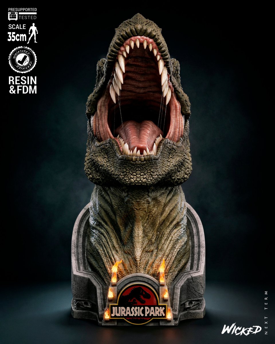 T-Rex - Bust (Jurassic Park)