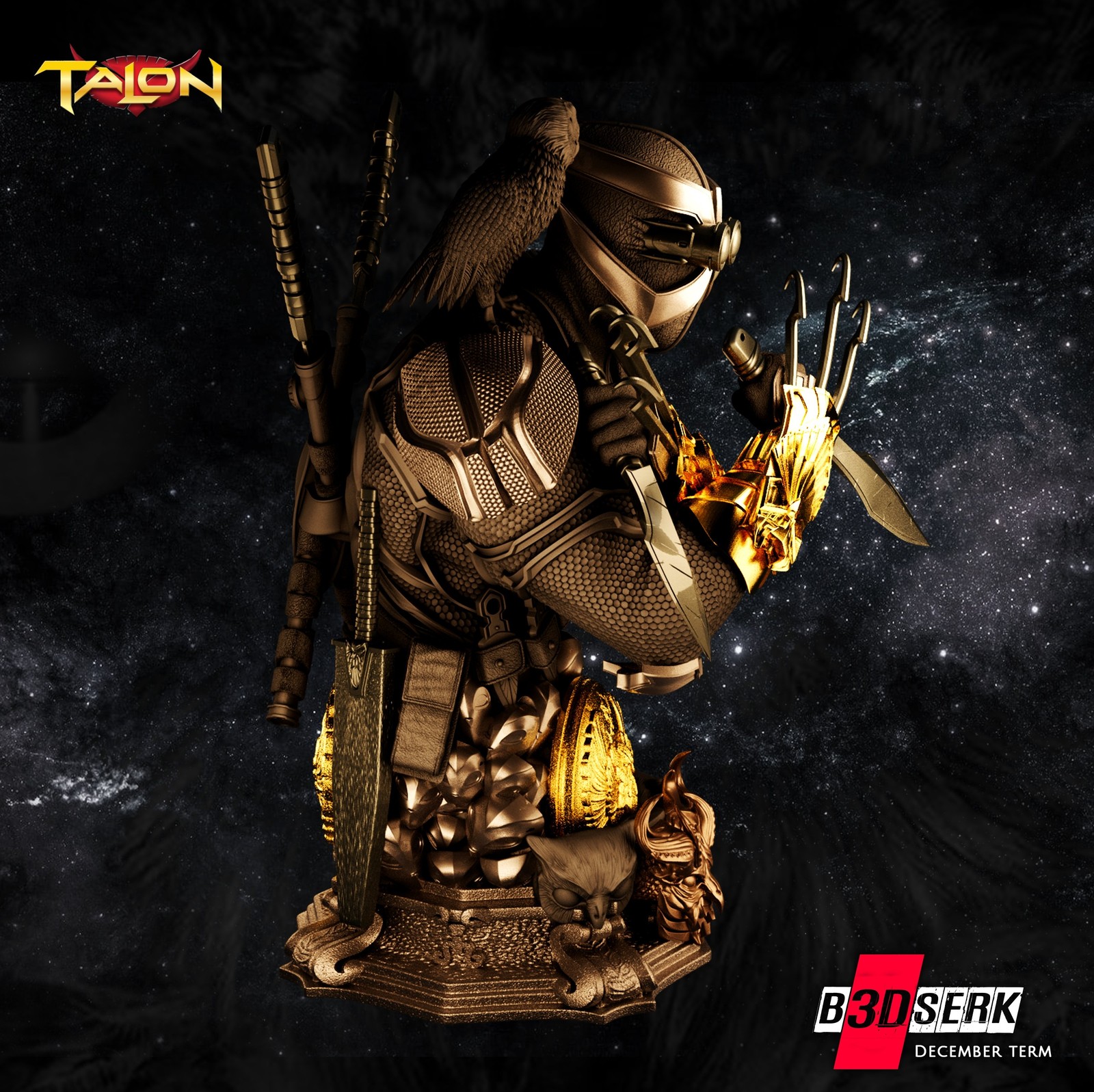 Talon Bust 1/4 - Image 4