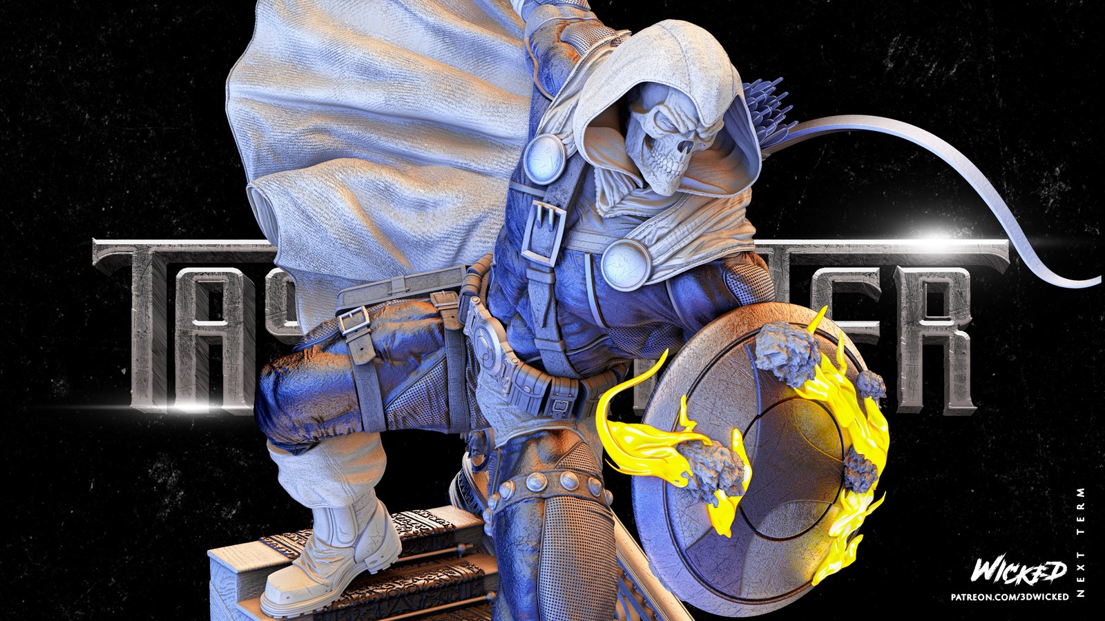 Marvel Taskmaster Sculpture