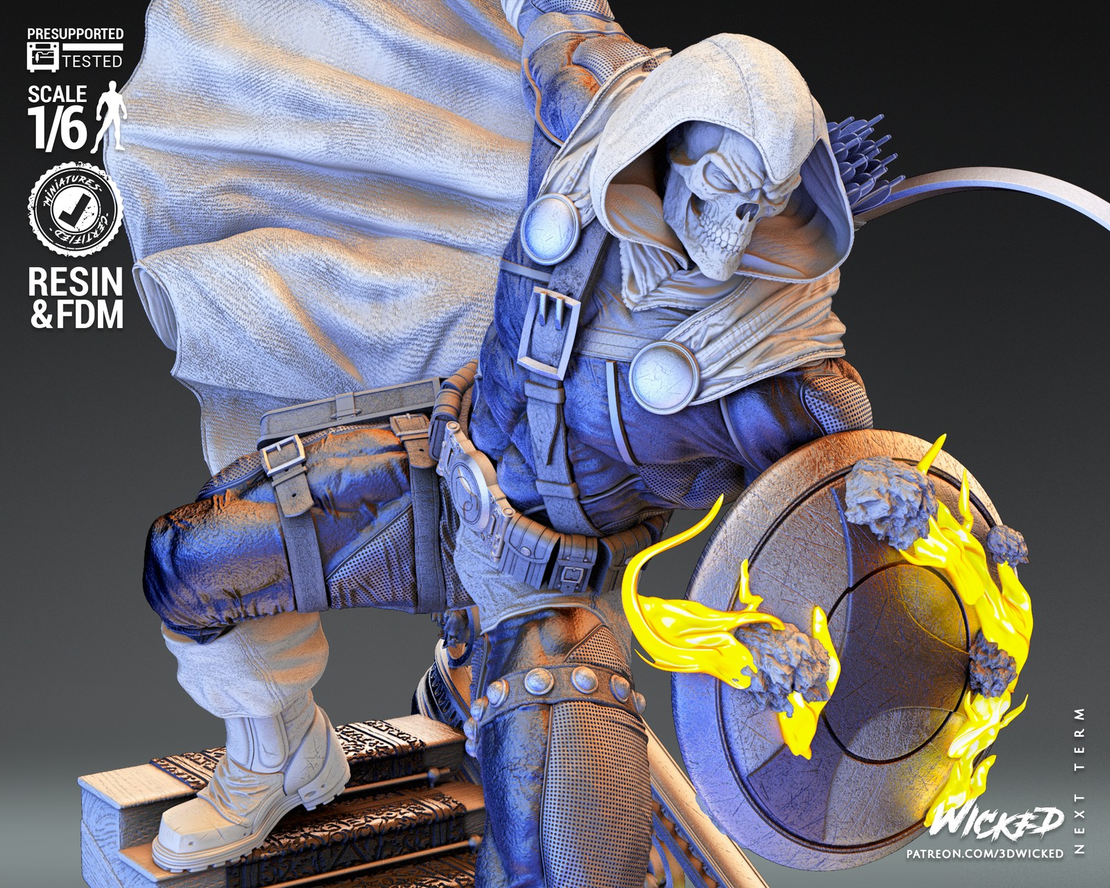 Marvel Taskmaster Sculpture - Image 2