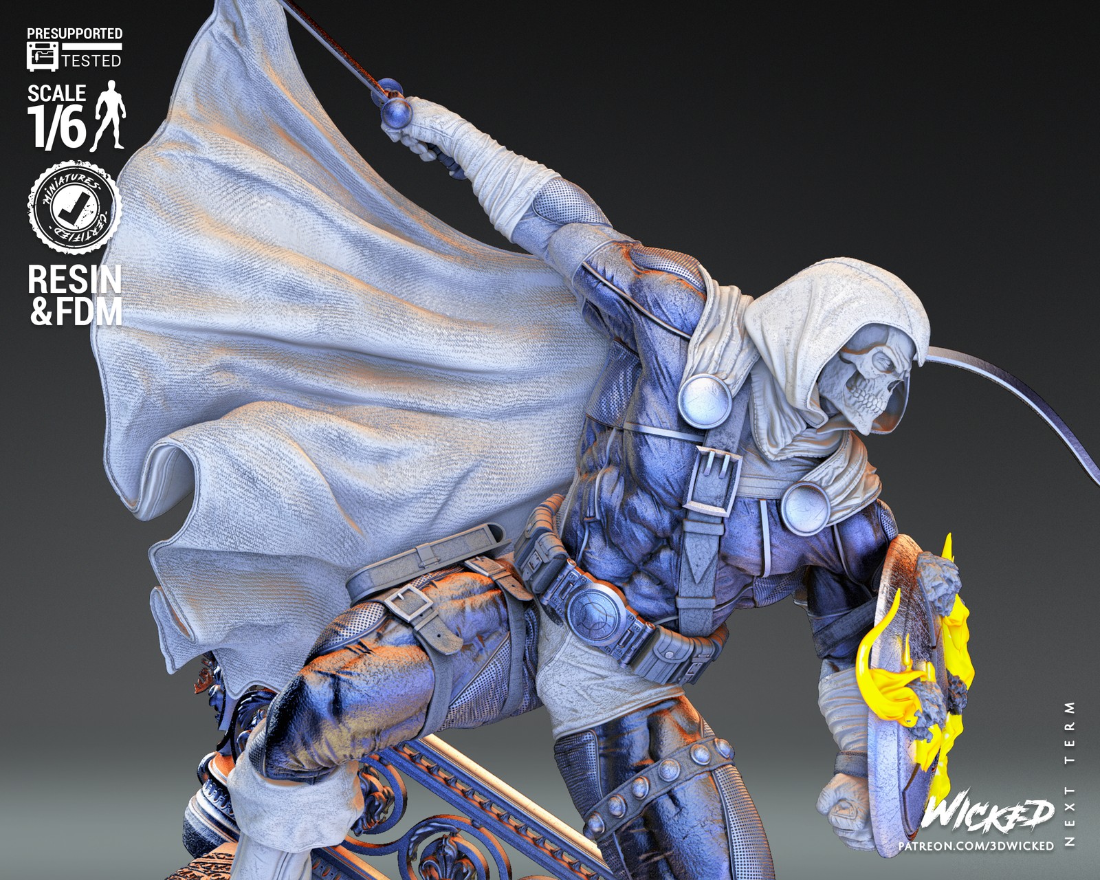 Marvel Taskmaster Sculpture - Image 3
