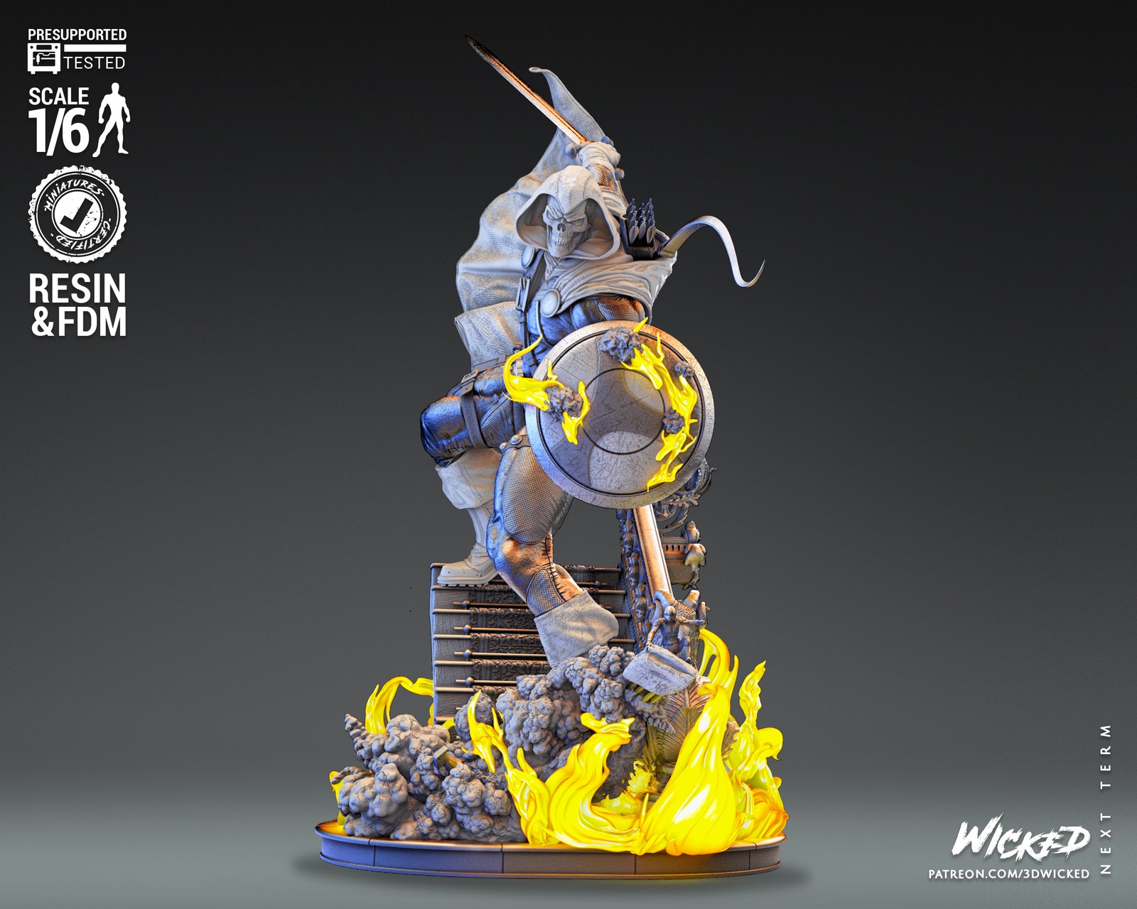 Marvel Taskmaster Sculpture - Image 4