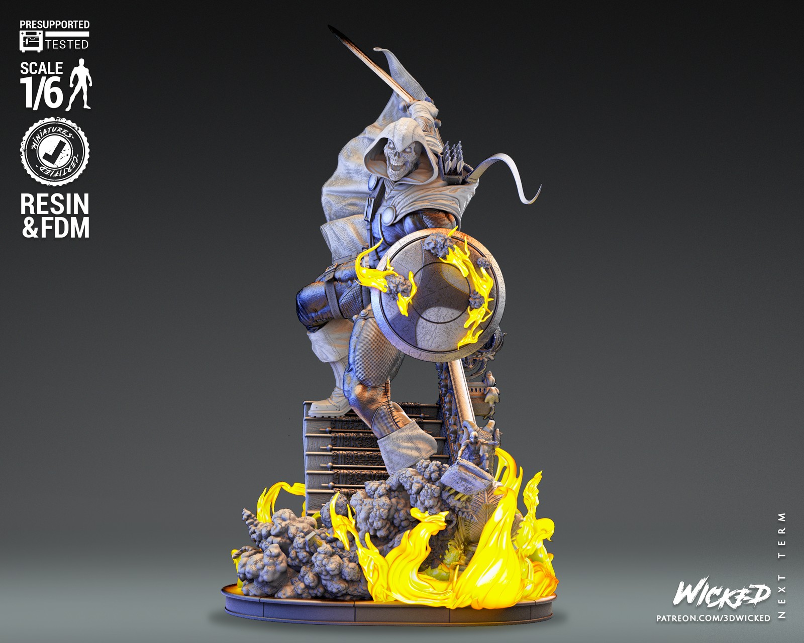 Marvel Taskmaster Sculpture - Image 5